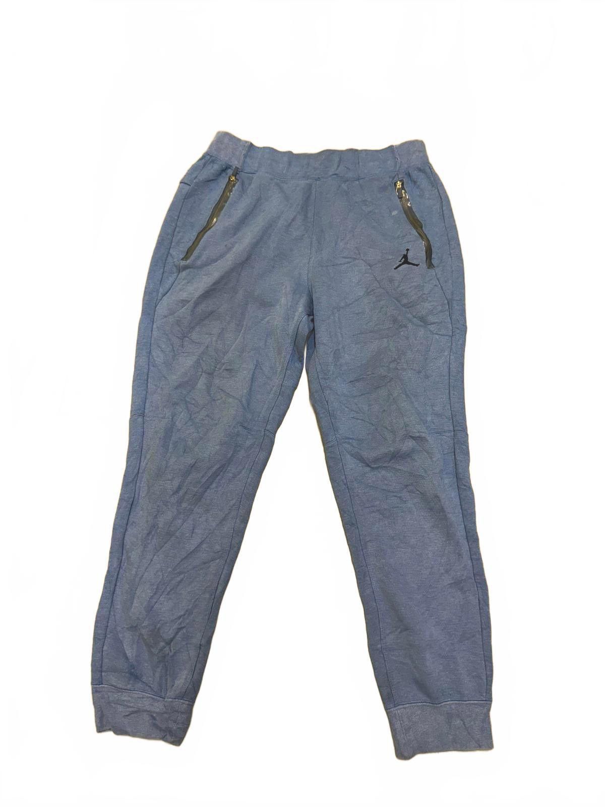 Jordan Brand Jordan Men's Blue Sweatpants with Zipper Pockets Size US 34 / EU 50 - 2 Thumbnail