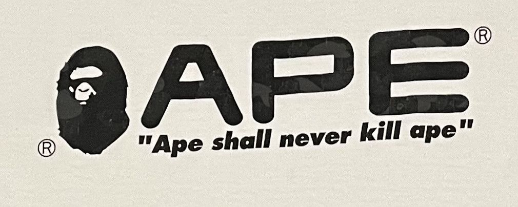 Bape Bape camo logo tee shirt Size US M / EU 48-50 / 2 - 3 Thumbnail