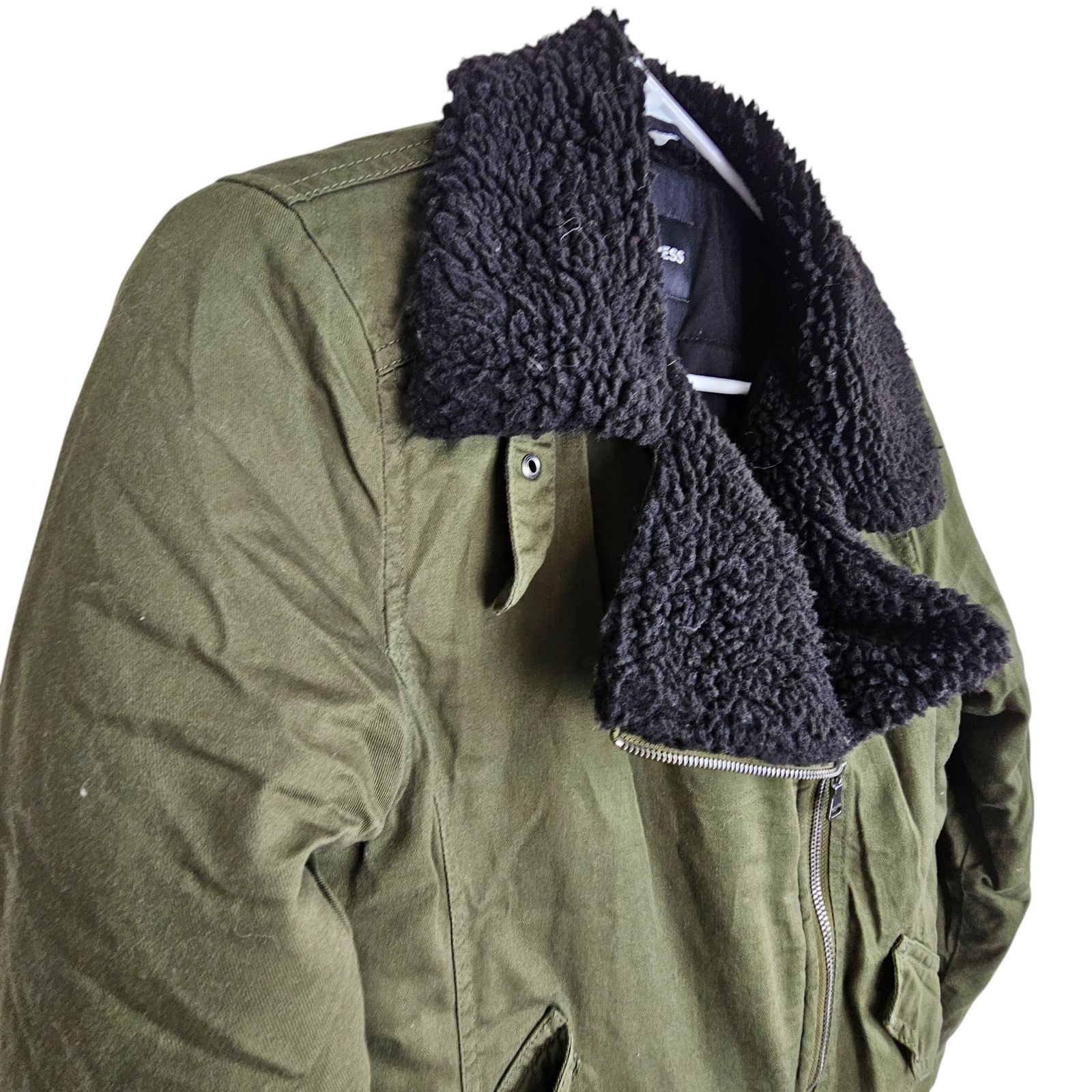 Express Express Mens Moto Jacket Sz XS Biker Rockability Streetwear Size US XS / EU 42 / 0 - 5 Thumbnail