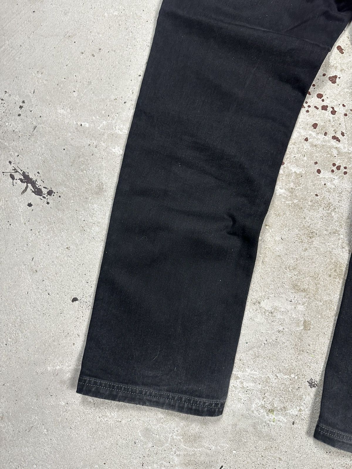 Diesel Vintage 90s Diesel Paddle Black Baggy Denim Jeans Jacket Size US 30 / EU 46 - 12 Thumbnail