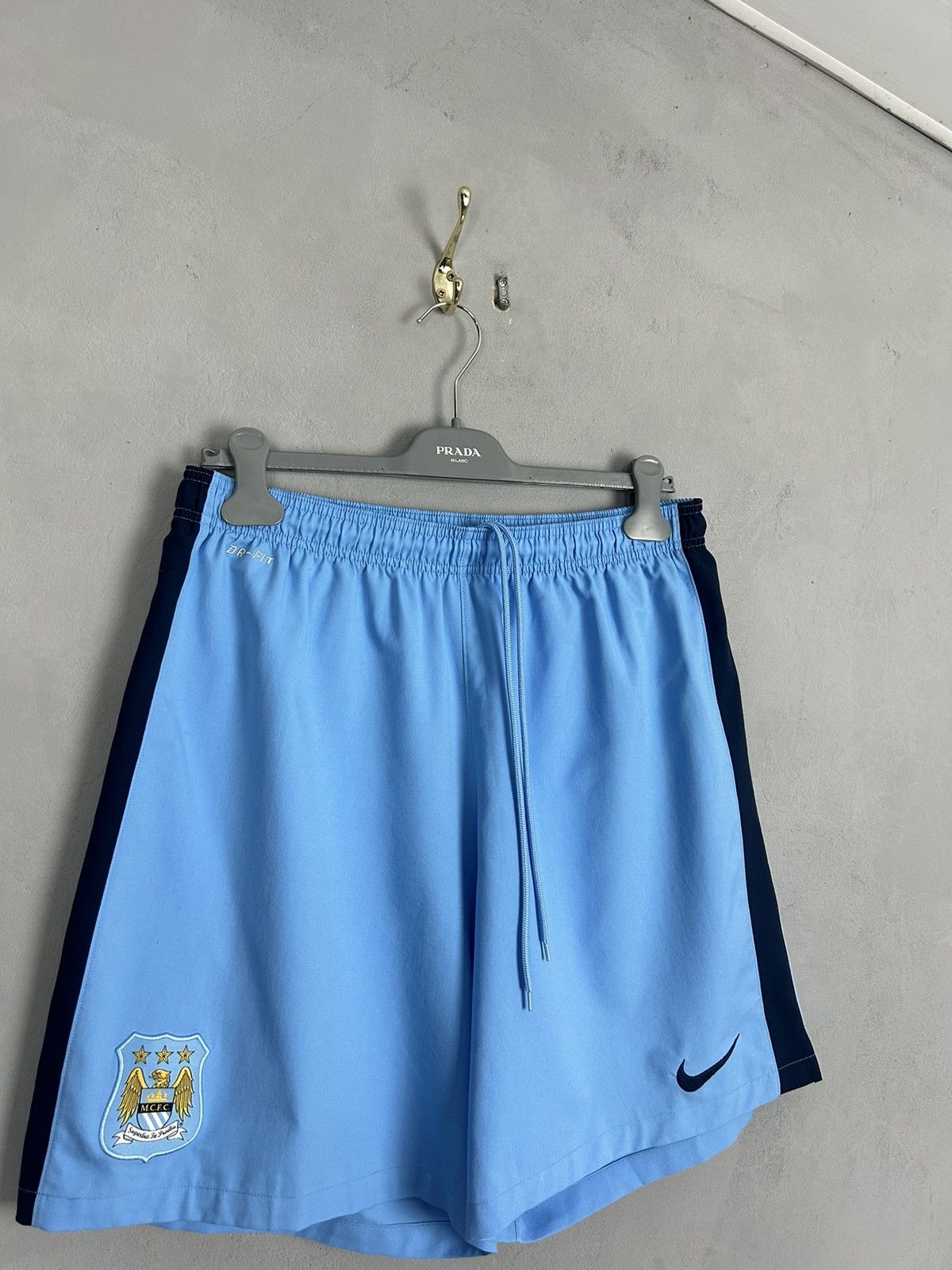 Nike Nike Manchester City 2014/15 Home Football Soccer Short Size US 38 / EU 54 - 2 Thumbnail
