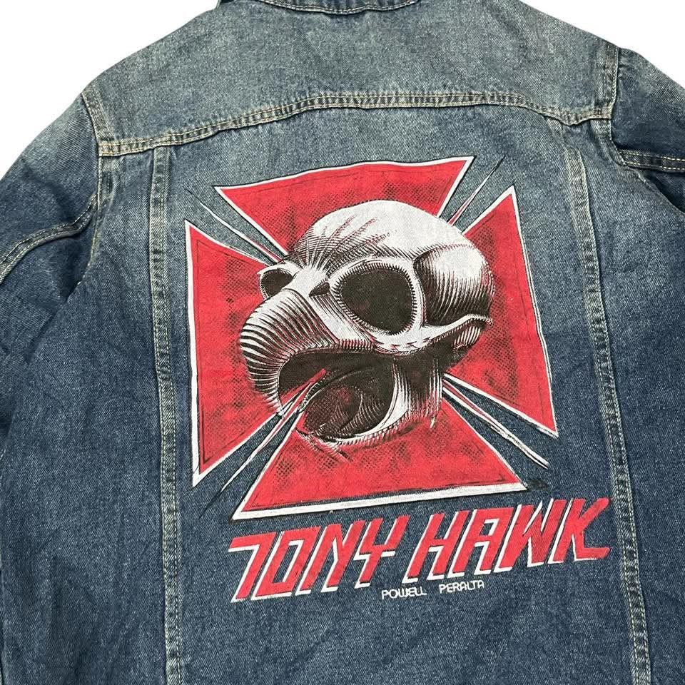 Tony Hawk Denim Jacket By Gu x Tony Hawk Powell Peralta Skatewear Size US M / EU 48-50 / 2 - 3 Thumbnail