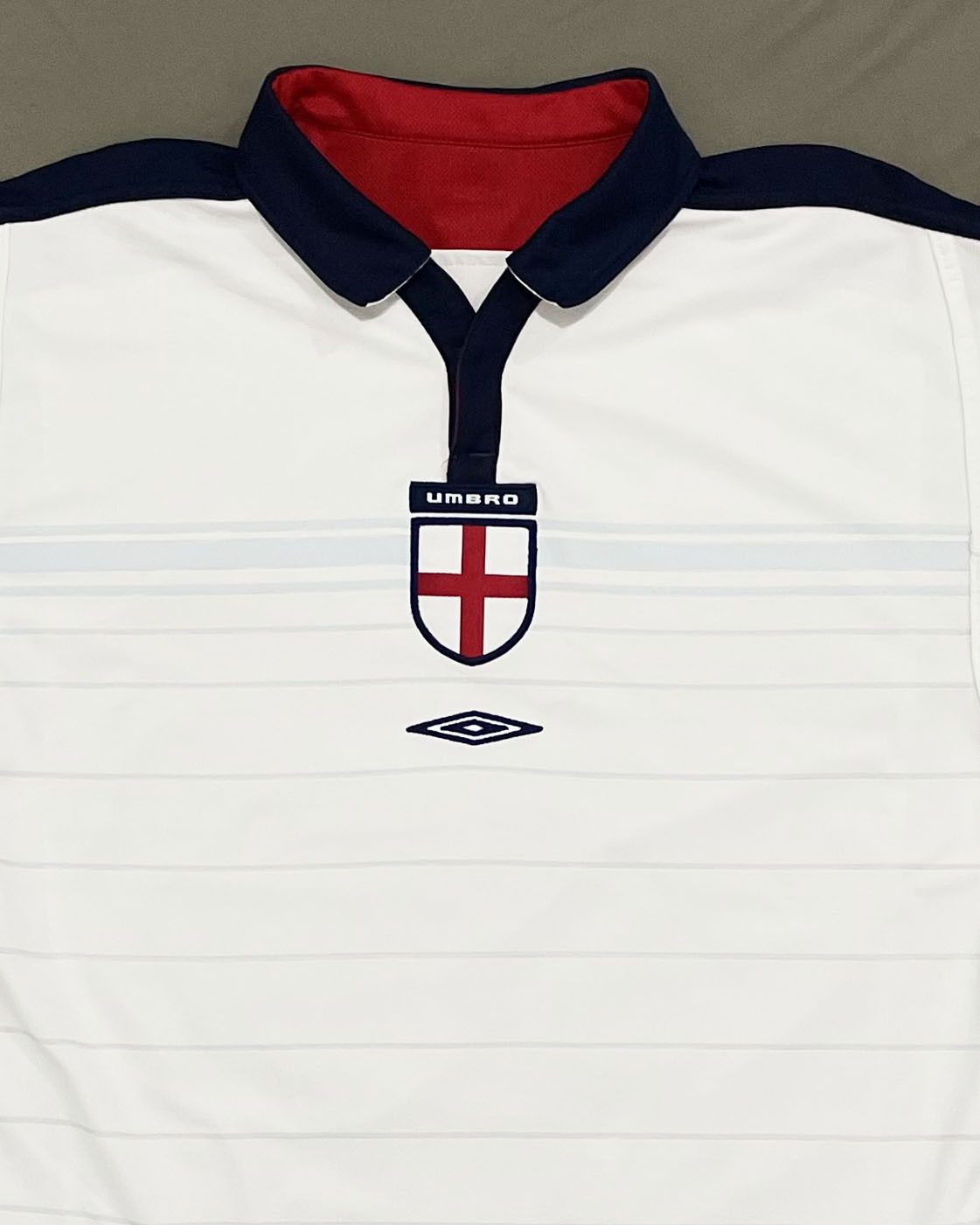 Umbro England Home Kit 2003 2004 2005 Size US M / EU 48-50 / 2 - 4 Thumbnail