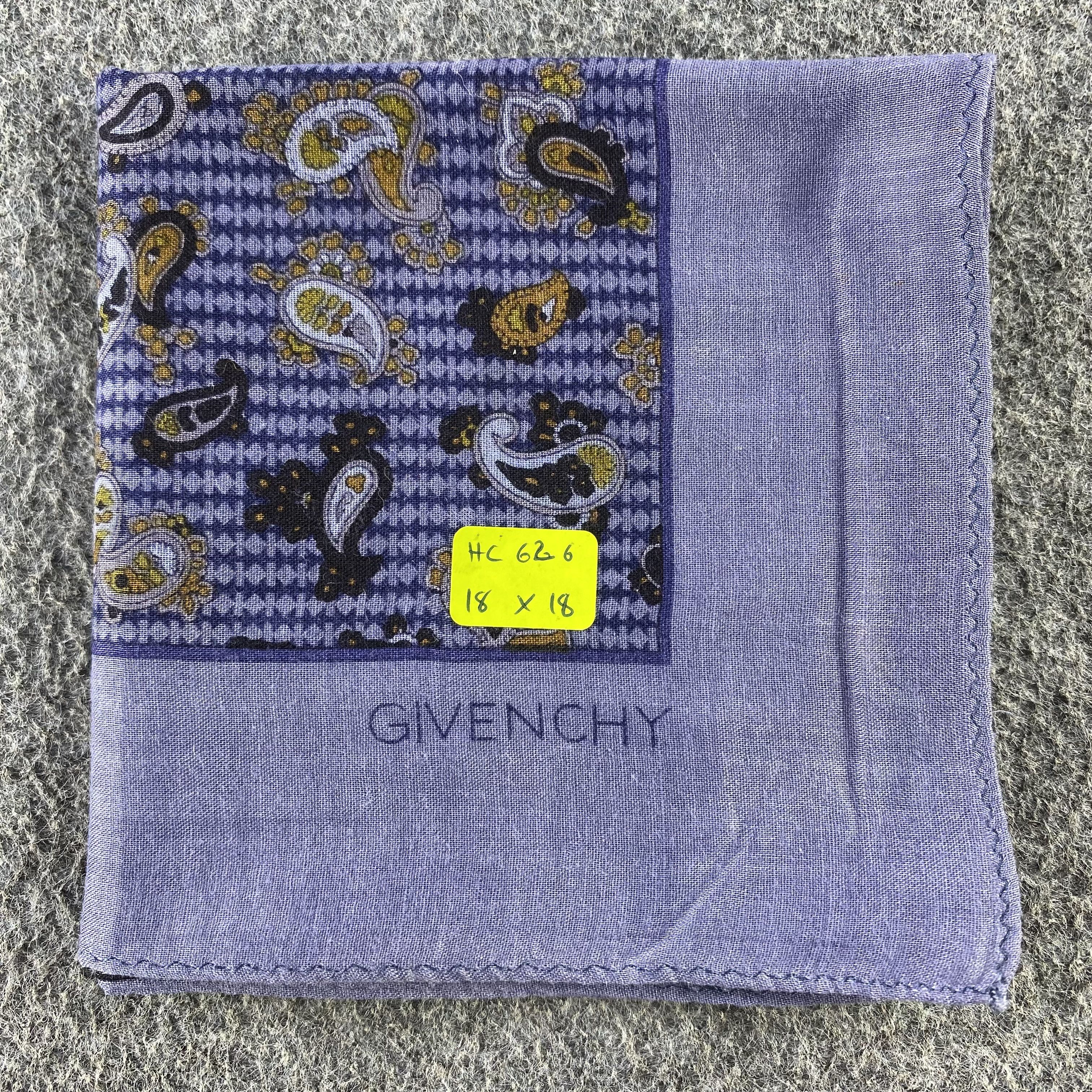 Vintage Givenchy Handkerchief/Neckerchief/Bandana HC626 Size ONE SIZE - 5 Thumbnail
