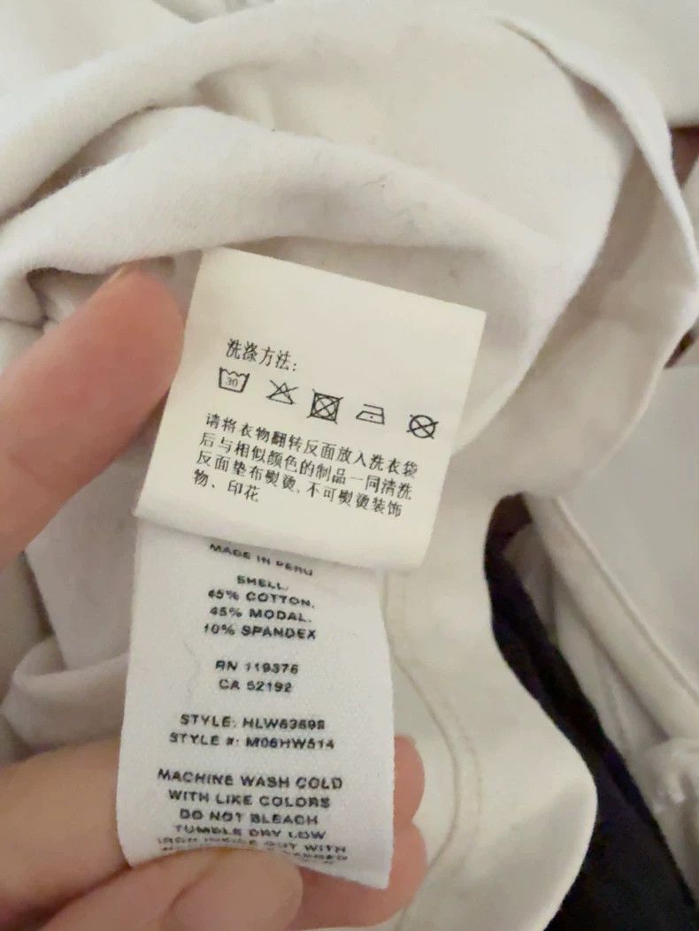 Helmut Lang HELMUT LANG White cropped short sleeves Size XS / US 0-2 / IT 36-38 - 5 Thumbnail