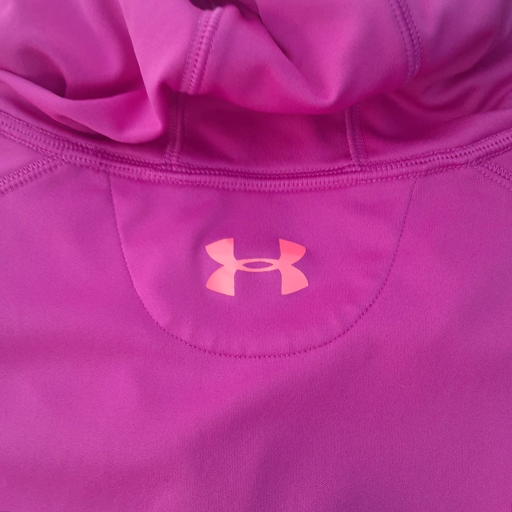 Under Armour Womens Under Armour Heat Gear Pullover Hoodie Athletic Shirt Running L Purple Breathable Lightweight Hooded Athletic Womens Size L / US 10 / IT 46 - 6 Thumbnail