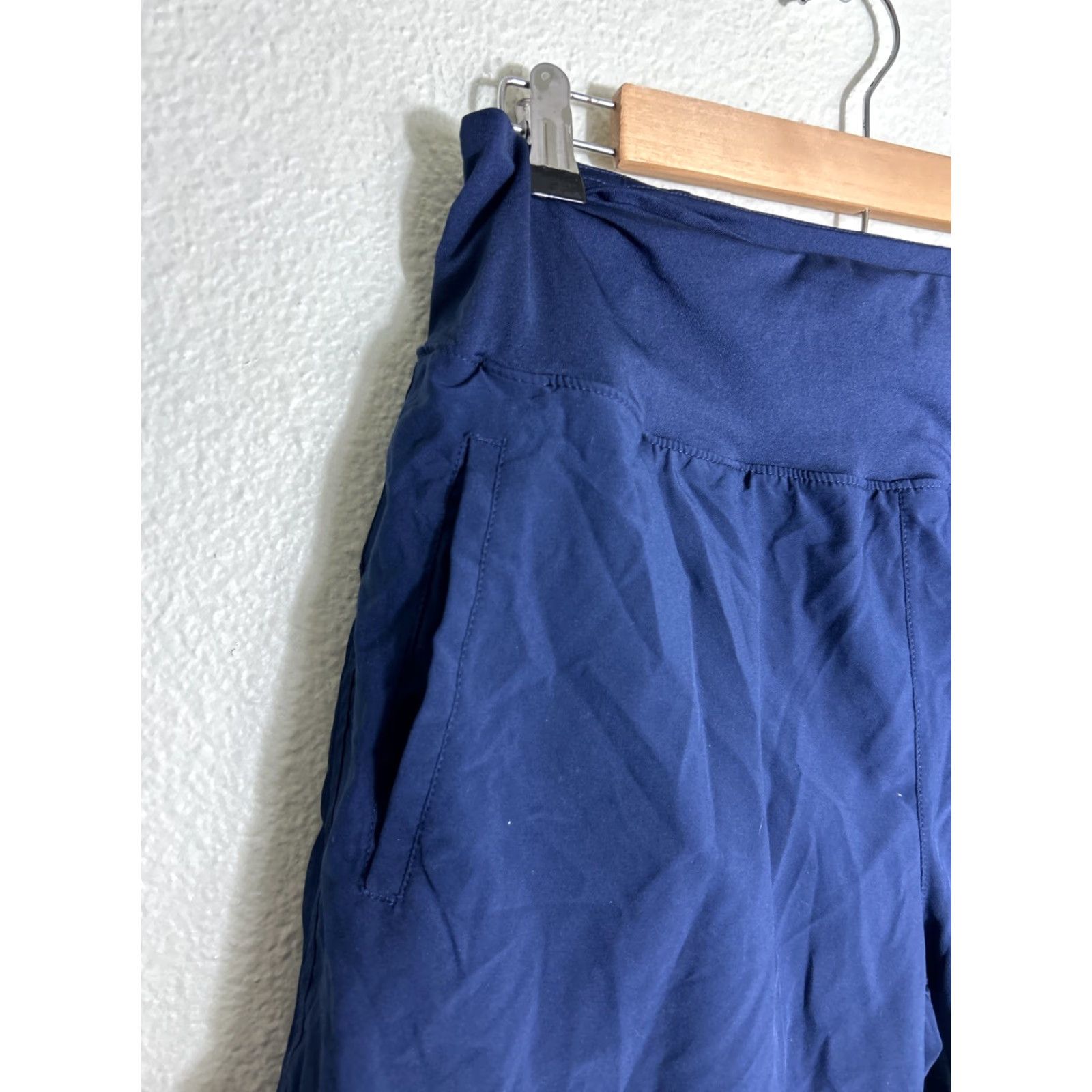 Vintage Baleaf Mens Athletic Shorts Navy Blue Pockets Polyester 32X5 M Regular Size US 31 - 3 Thumbnail