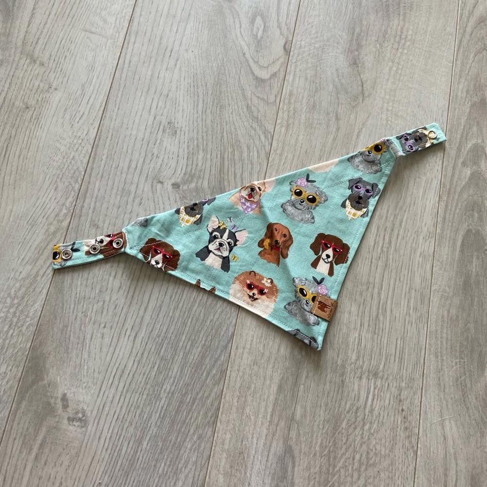 Designer Stylish Dogs Dog Bandana Size ONE SIZE - 1 Thumbnail