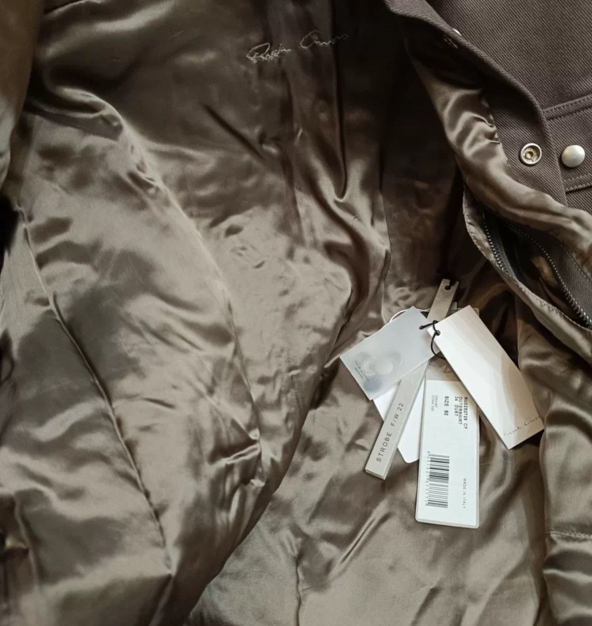 Rick Owens Rick Owens cotton jacket2412-Nextarrow Size US L / EU 52-54 / 3 - 9 Thumbnail