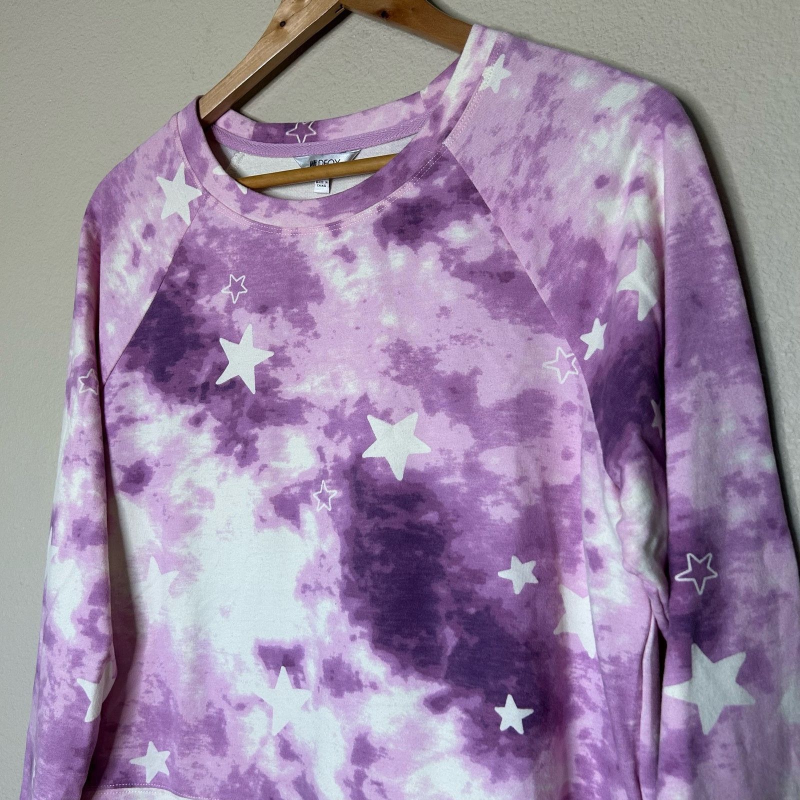 Wildfox Wildfox Sweatshirt Star Print Purple White Celestial Size M Size M / US 6-8 / IT 42-44 - 2 Thumbnail