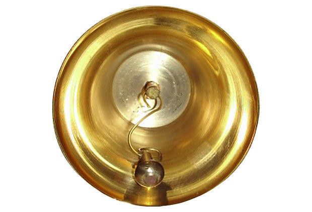 Designer Nautical Ship's Wheel Brass Bell Size ONE SIZE - 3 Thumbnail