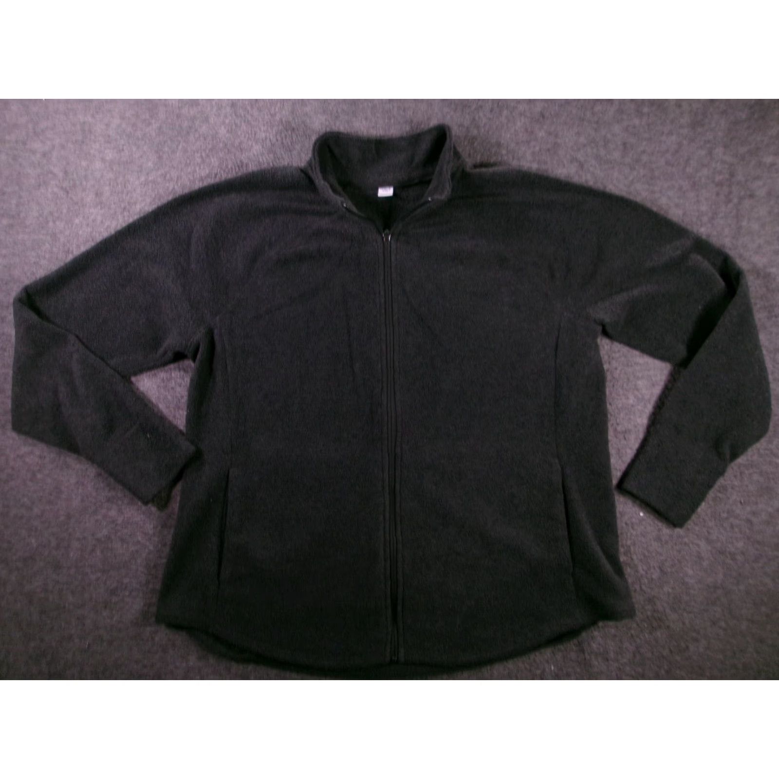 Old Navy Old Navy Fleece Jacket Mens XXL Black Full Zip Active Polyester Lightweight LJ Jacket Size US XXL / EU 58 / 5 - 2 Thumbnail