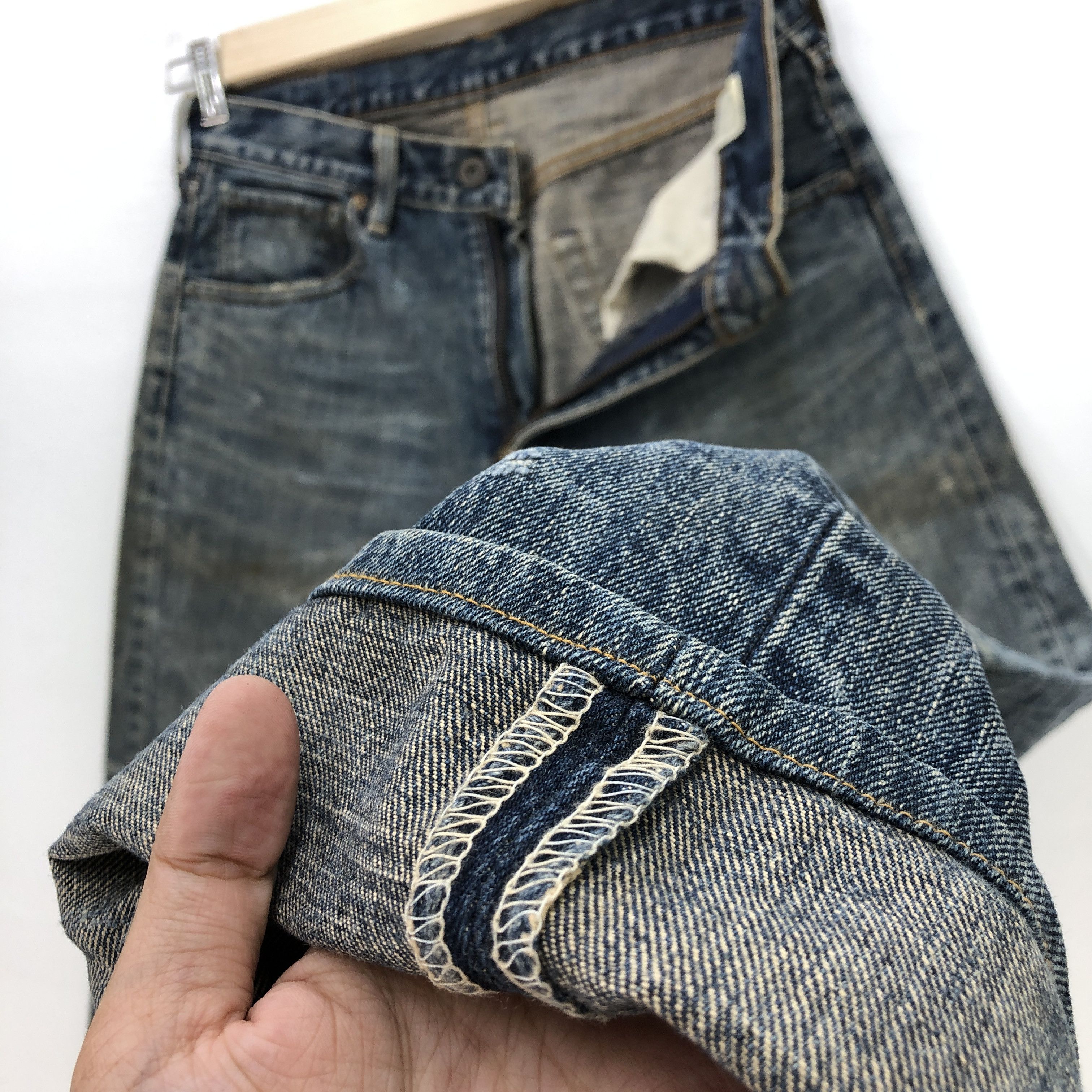 Levi's Vintage Levis 503 Stone Wash Jeans Levi's Dirty Denim Pants Size US 30 / EU 46 - 9 Thumbnail