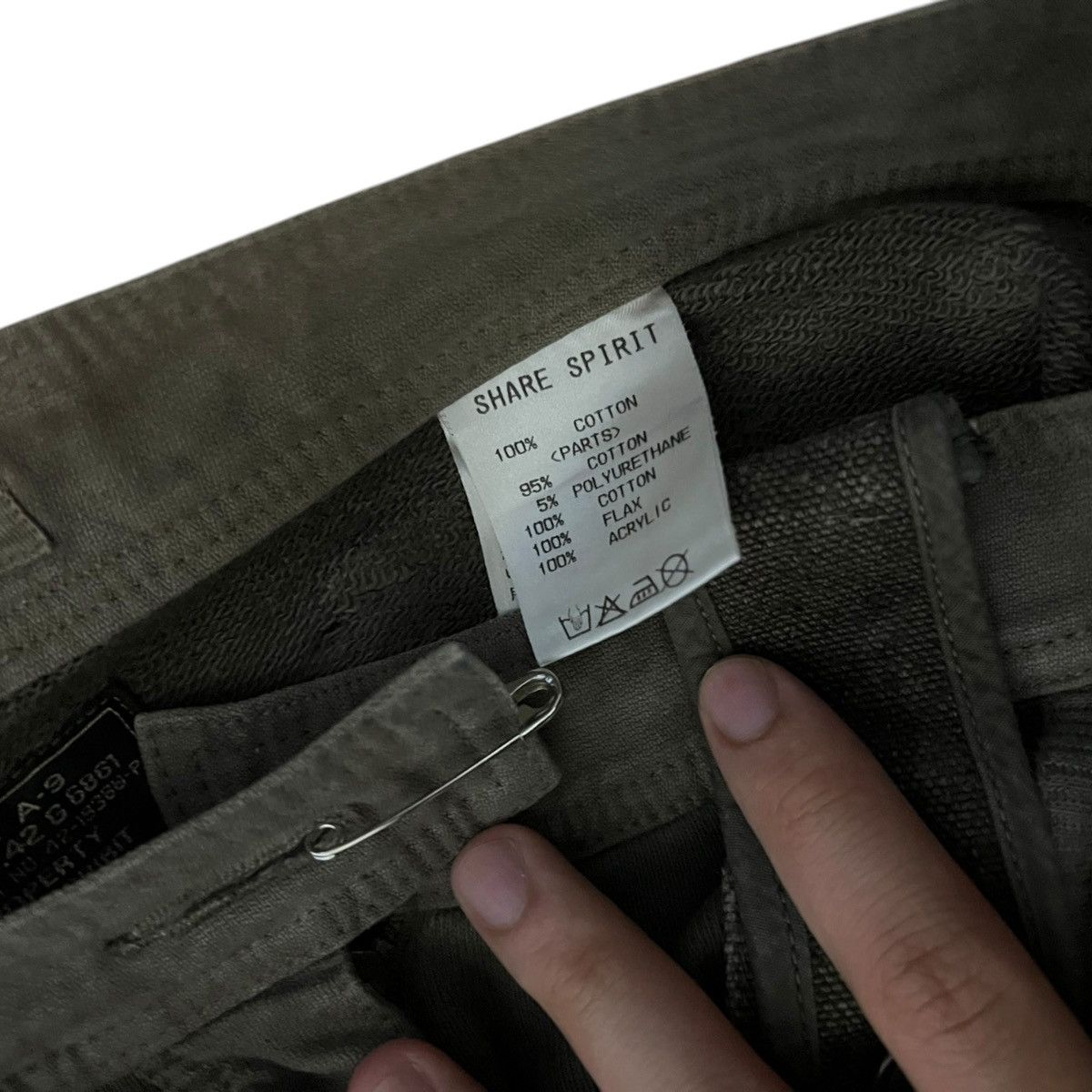 Share Spirit Homme Share spirit hybrid fur sweat cargo pants Size US 30 / EU 46 - 5 Thumbnail