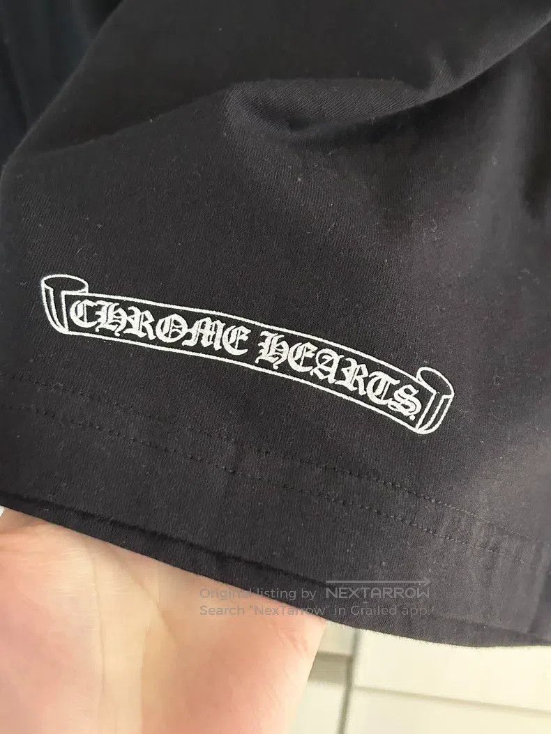 Chrome Hearts CHROME HEARTS Size L Color overlapping cross letter black p Size US L / EU 52-54 / 3 - 5 Thumbnail