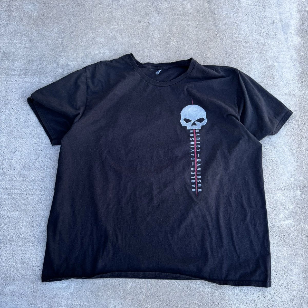 Harley Davidson × JNCO × Nike Vintage Y2K Black Harley Davidson Skull Graphic Tee AZ XL Size US XL / EU 56 / 4 - 1 Thumbnail