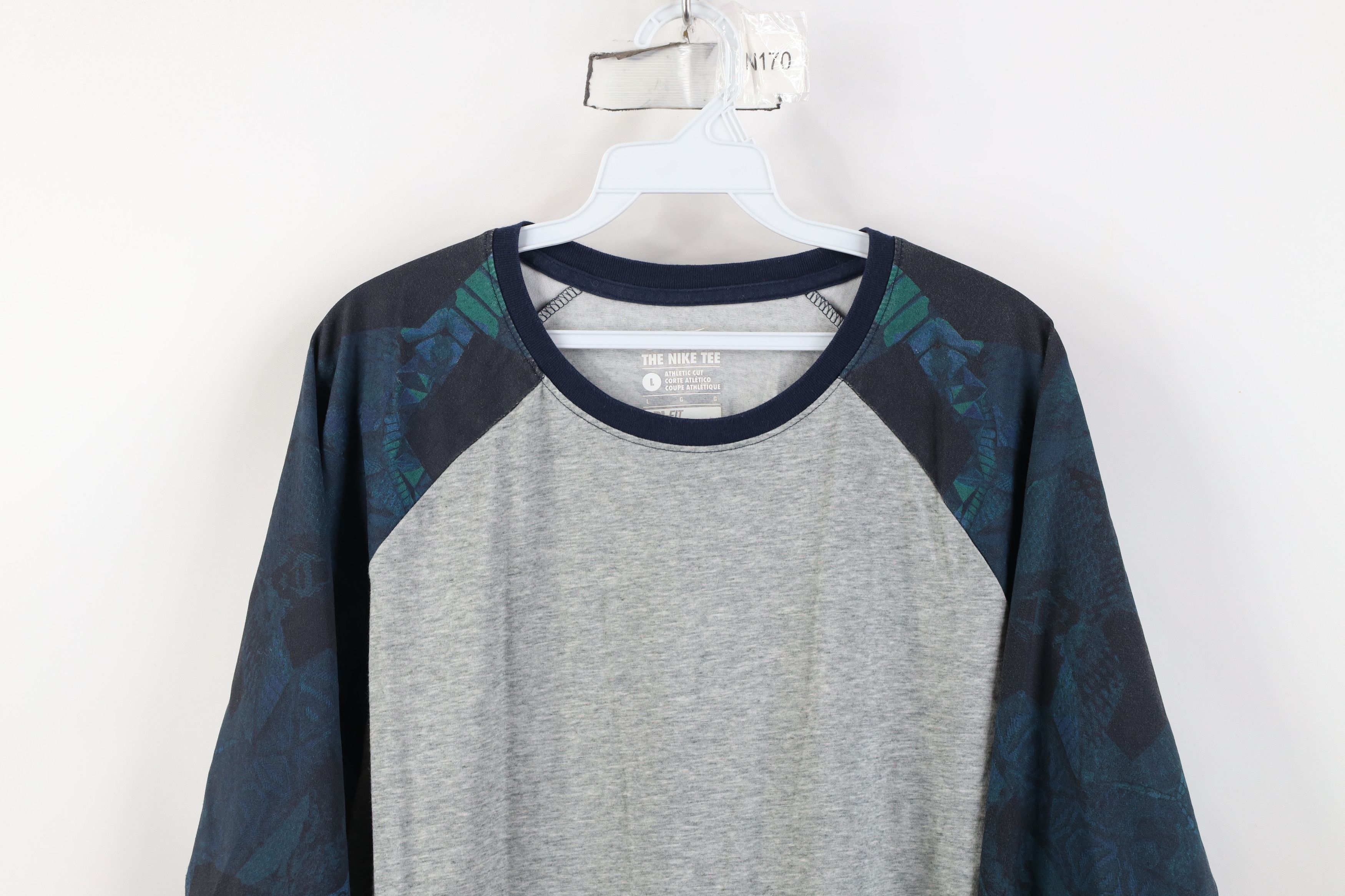 Nike Y2K Nike Kobe Bryant Mamba Snake 3/4 Sleeve Raglan T-Shirt Size US L / EU 52-54 / 3 - 2 Thumbnail