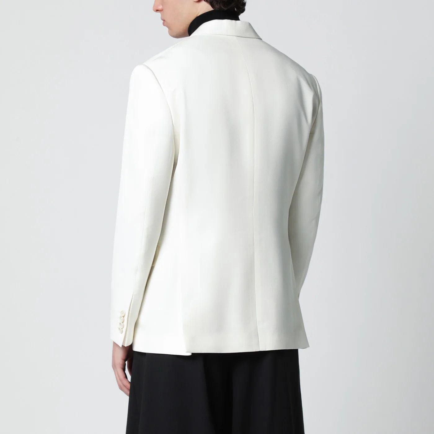 Lardini o1d2blof0526 Viscose Double-breasted Suits in White Size US S / EU 44-46 / 1 - 3 Thumbnail