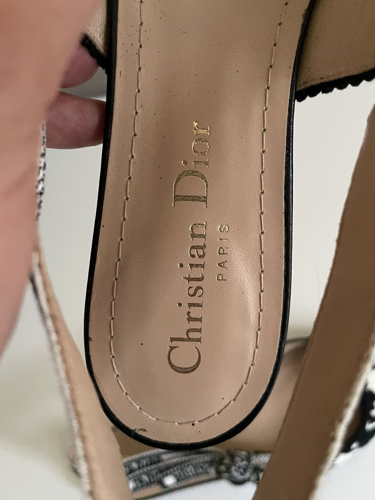 Dior CHRISTIAN DIOR J’ADIOR SANDALS Size US 6.5 / IT 36.5 - 11 Thumbnail
