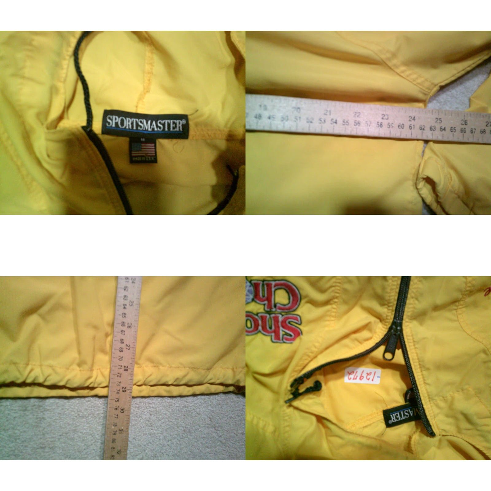 Vintage VINTAGE Sportsmaster Jacket 90s Dog Show Medium Yellow Women M Casual Solid Long Sleeve Cotton Light Weight | Mens Womens? Size M / US 6-8 / IT 42-44 - 8 Thumbnail