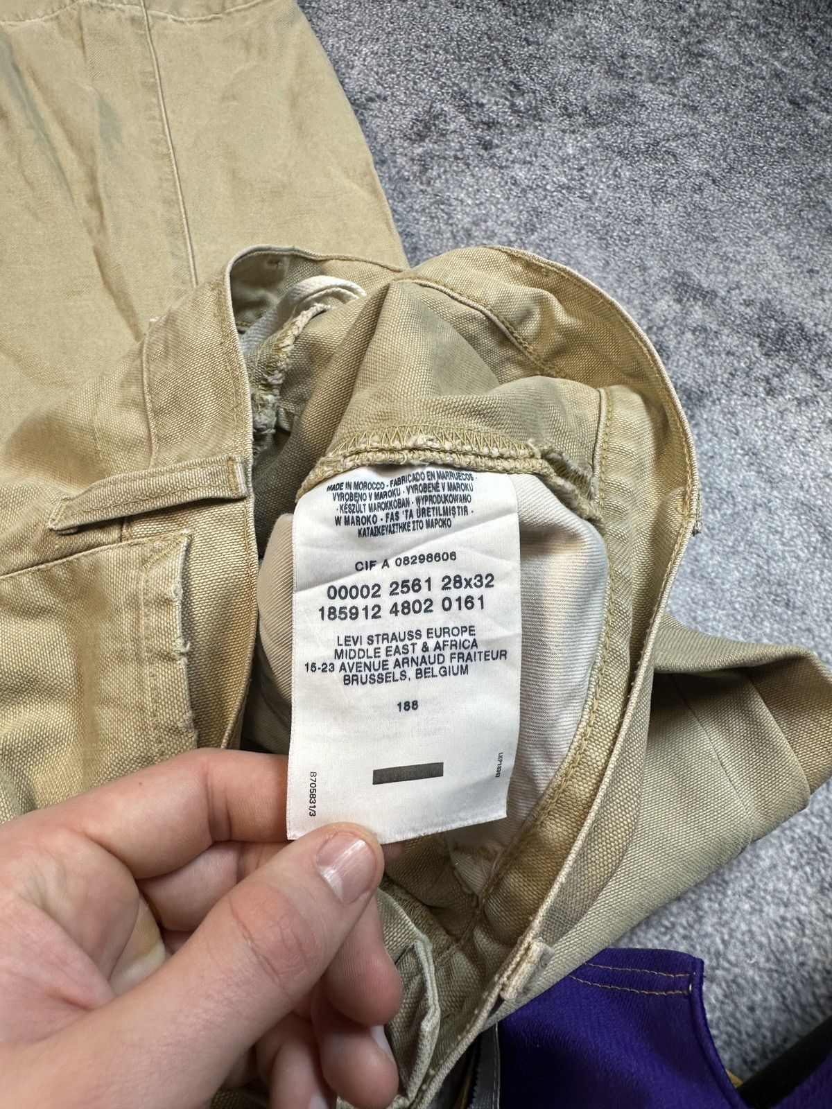 Levi's × Vintage Vintage 90s Levi’s Streetwear Very Rare Work Style USA S Size US 30 / EU 46 - 5 Thumbnail