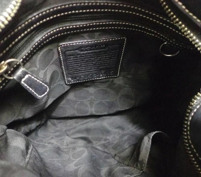 Coach COACH 1415 VINTAGE BLACK SOFT LEATHER TASSEL CROSSBODY Size ONE SIZE - 4 Thumbnail