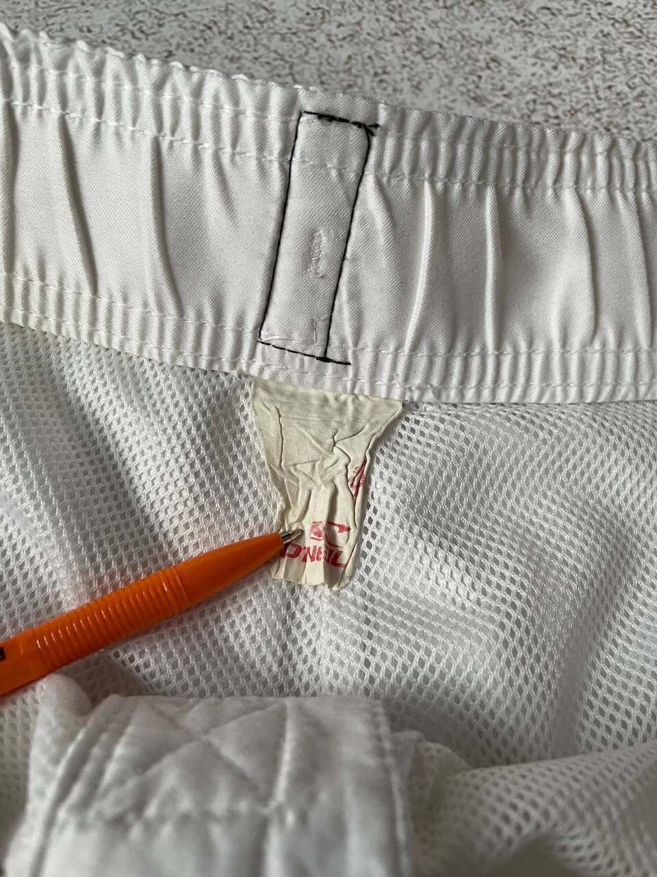 O'Neill Vintage 90s O’Neill Nylon White Cargo Baggy Shorts Y2K Rare Size US 32 / EU 48 - 9 Thumbnail