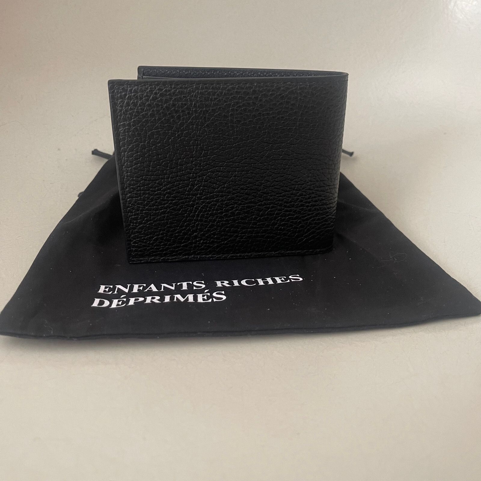 Enfants Riches Deprimes Logo Leather Billfold Wallet NEW Size ONE SIZE - 6 Thumbnail