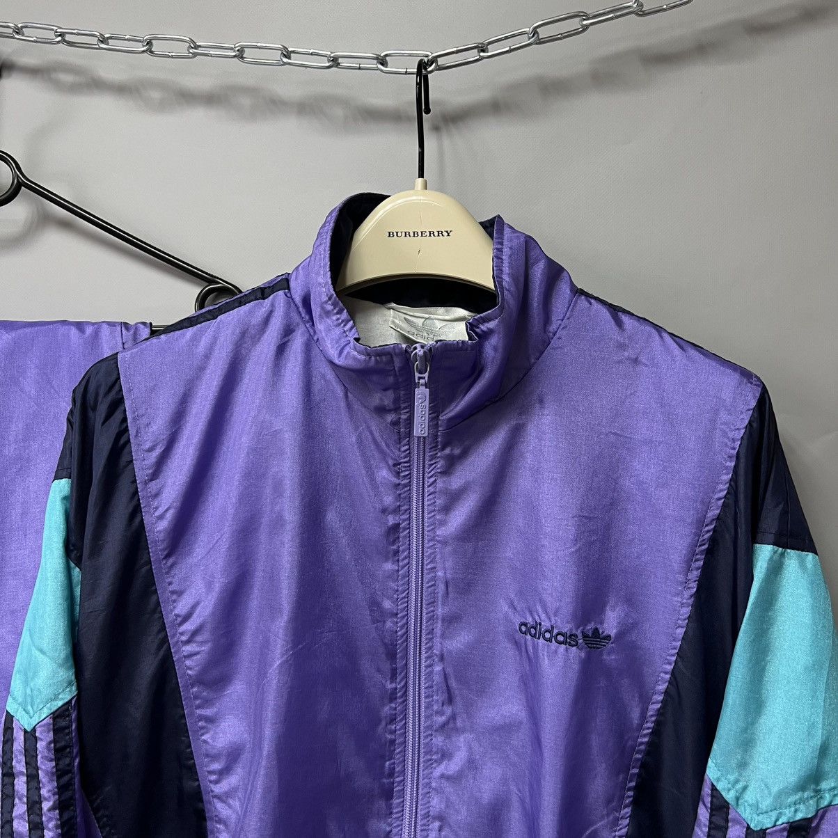 Adidas Adidas Vintage 90s Tracksuit Jacket + Pants full shell set Size US M / EU 48-50 / 2 - 13 Thumbnail