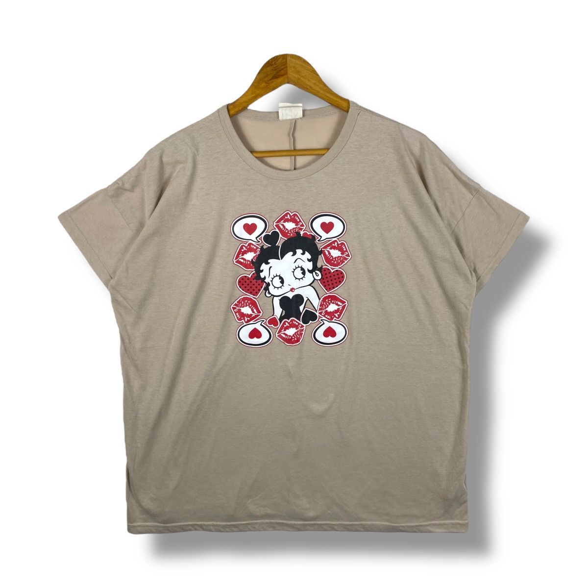 Cartoon Network Classic Cartoon BETTY BOOP Kiss & Love Graphic Women Tops Size M / US 6-8 / IT 42-44 - 1 Thumbnail