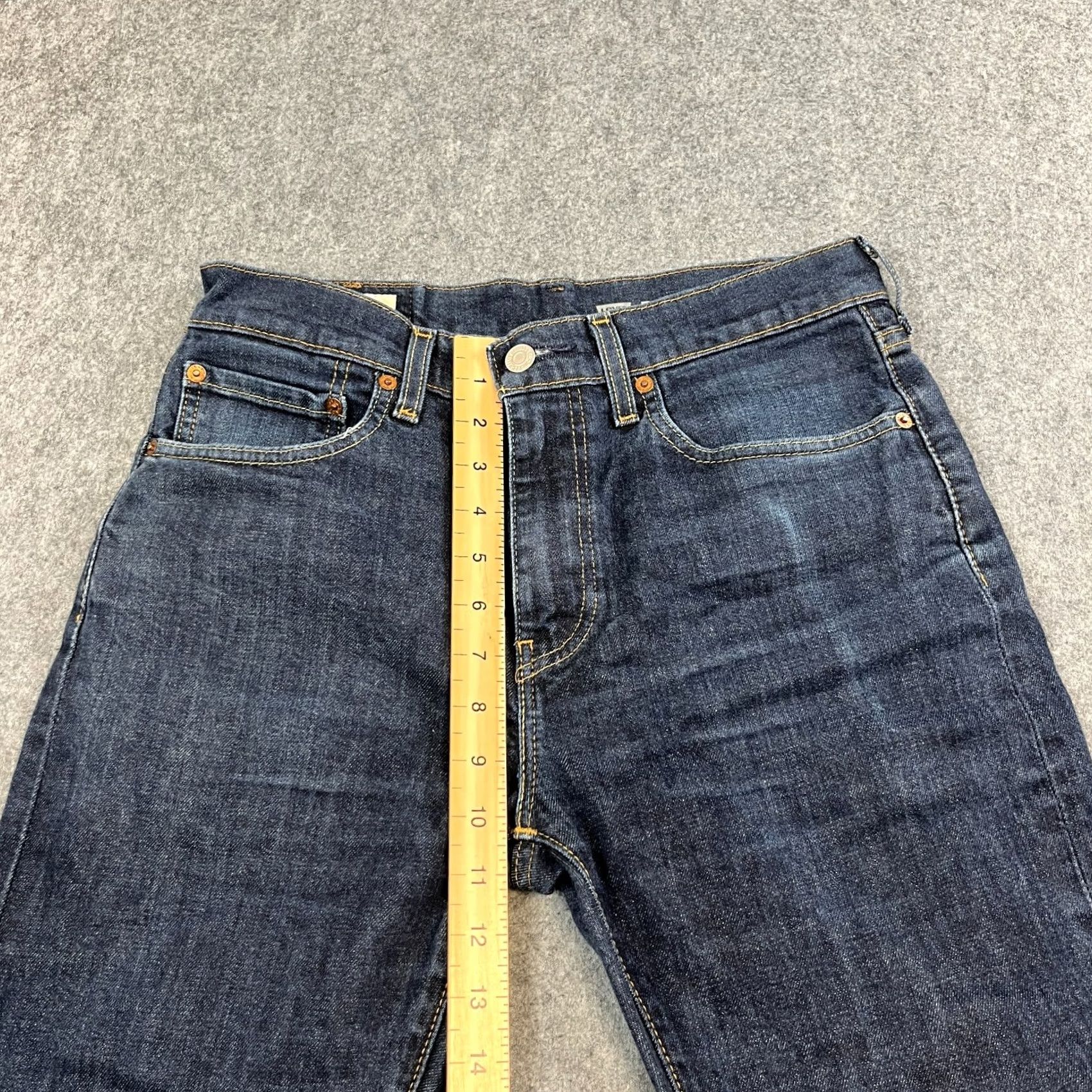 Levi's Levi's 512 Jeans Slim Tapered 31 30 Dark Wash Blue Indigo Stretch Denim Casual Size US 31 - 5 Thumbnail