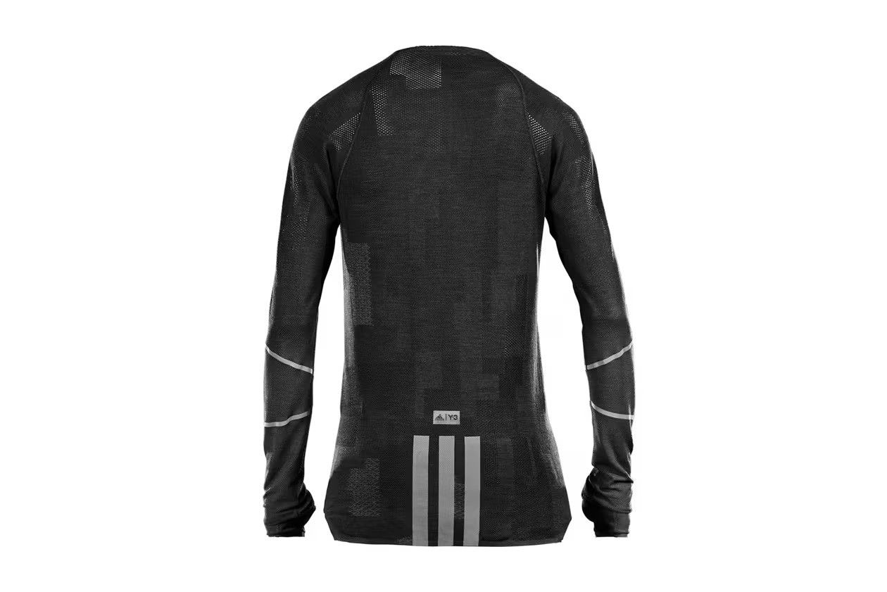 Adidas Y-3 Sport Merino Reflective Tech Tee Size US M / EU 48-50 / 2 - 2 Thumbnail