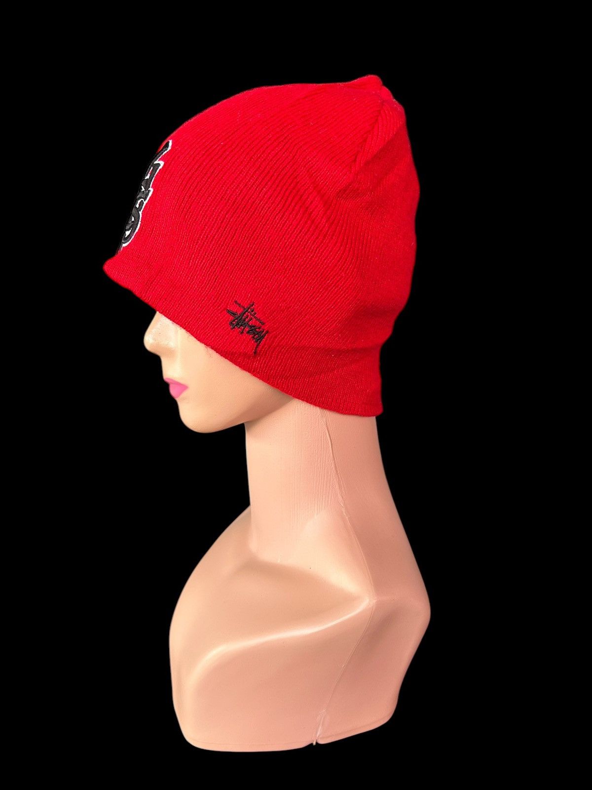 Japanese Brand × Kapital × Vintage Stussy Rare Logo Beanie Hats snowcap Size ONE SIZE - 3 Thumbnail