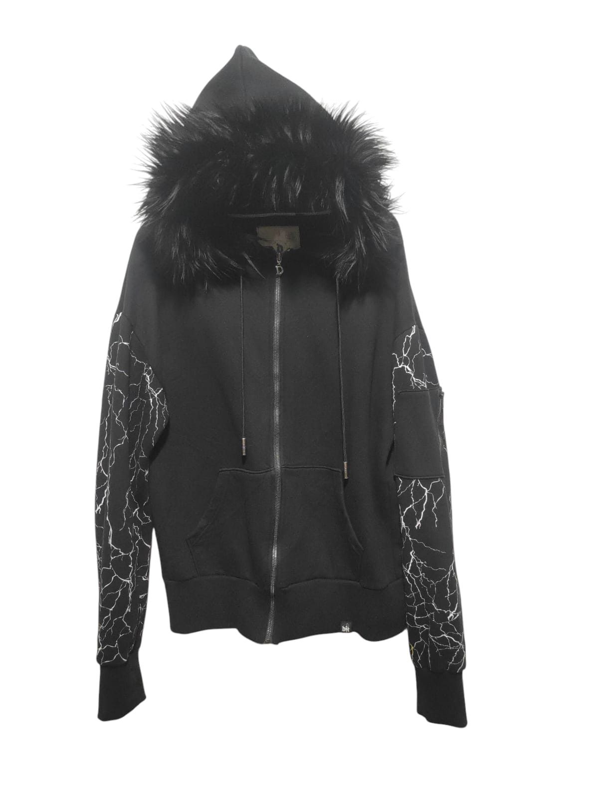 Hysteric Glamour Drift Out lightning zip Fur Hoodie IfSixWasNine LGB style Size US XL / EU 56 / 4 - 1 Thumbnail