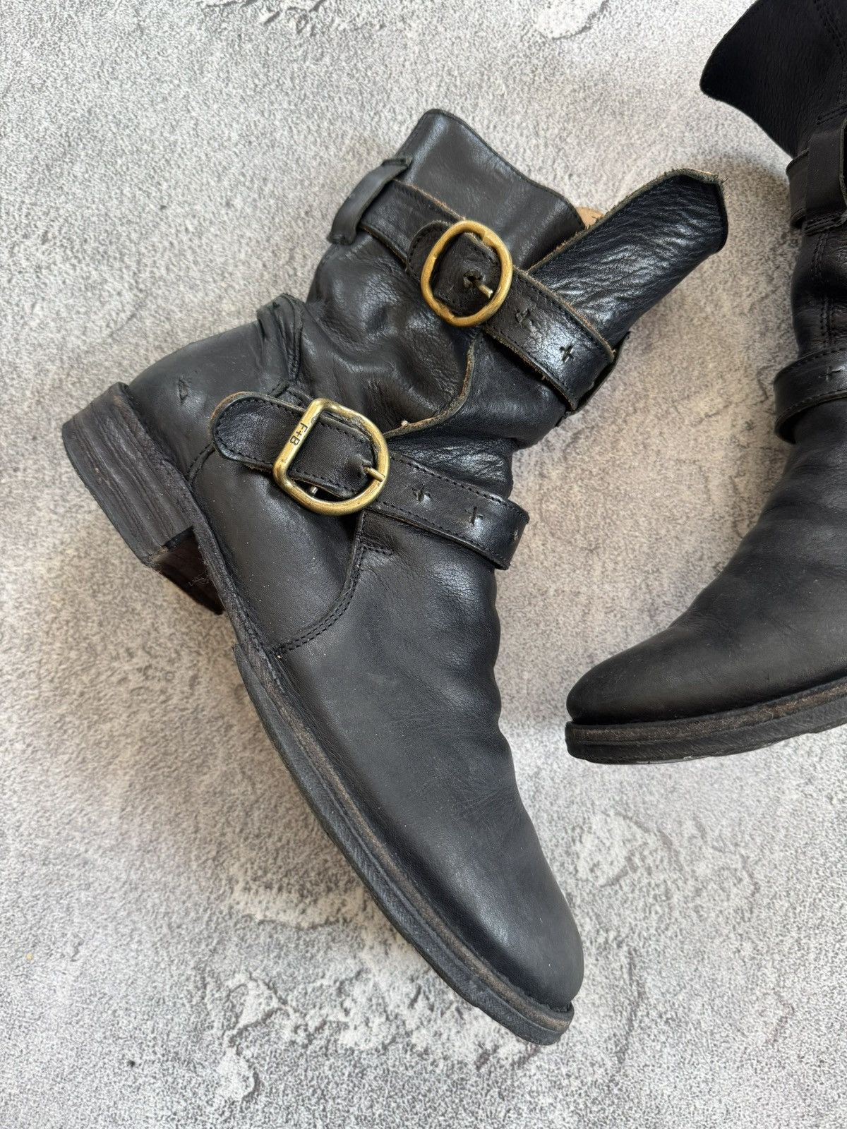 Fiorentini + Baker Fiorentini + Baker leather boots rider ankle eli moto Size US 7.5 / IT 37.5 - 5 Thumbnail