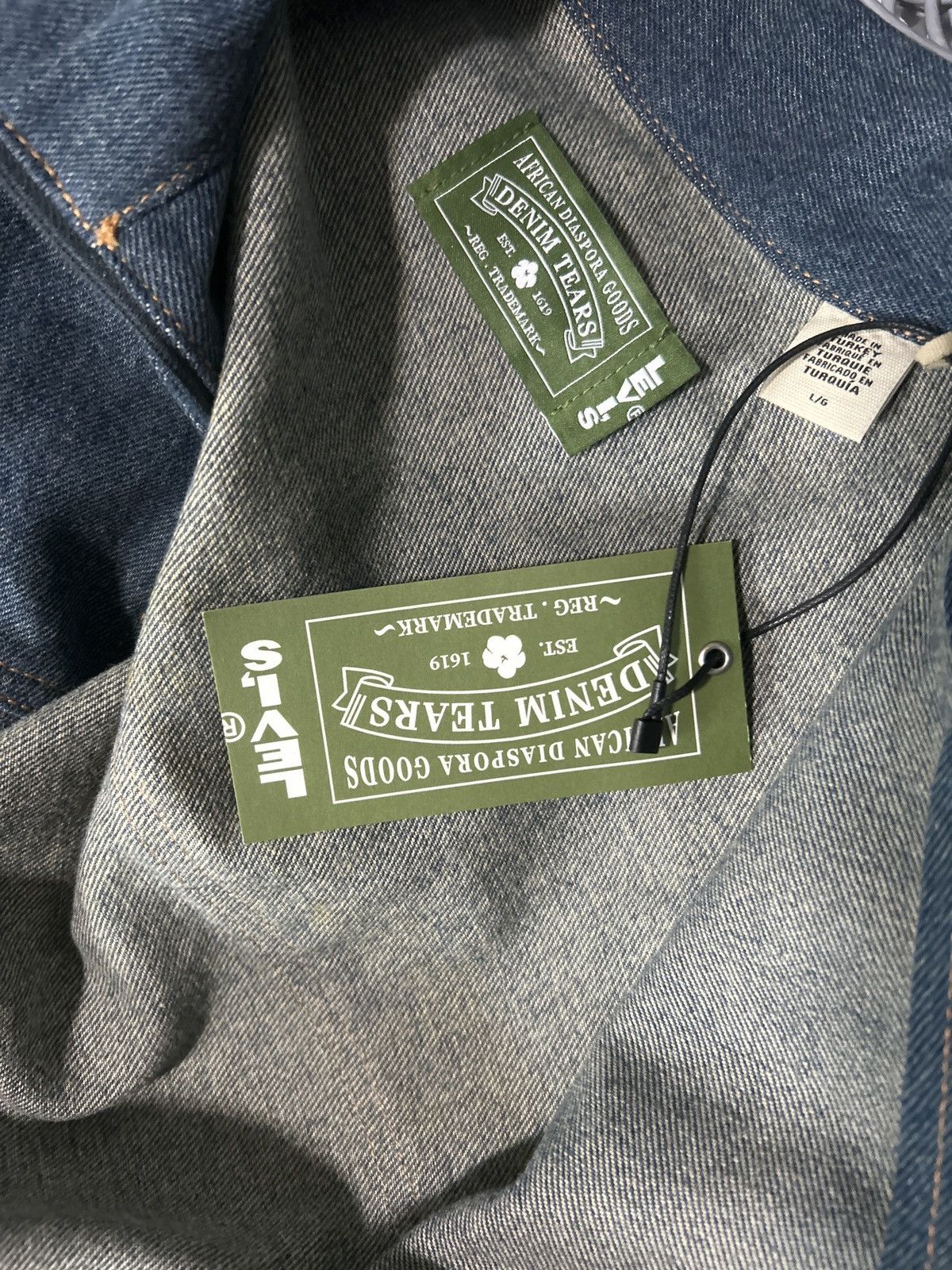 DENIM TEARS × Levi's Denim Tears Denim Jacket – Large – Brand New with Tags Size US L / EU 52-54 / 3 - 4 Thumbnail