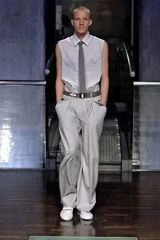 Raf Simons Raf Simons 2006 archive, striped sleeveless shirt Size US S / EU 44-46 / 1 - 8 Thumbnail