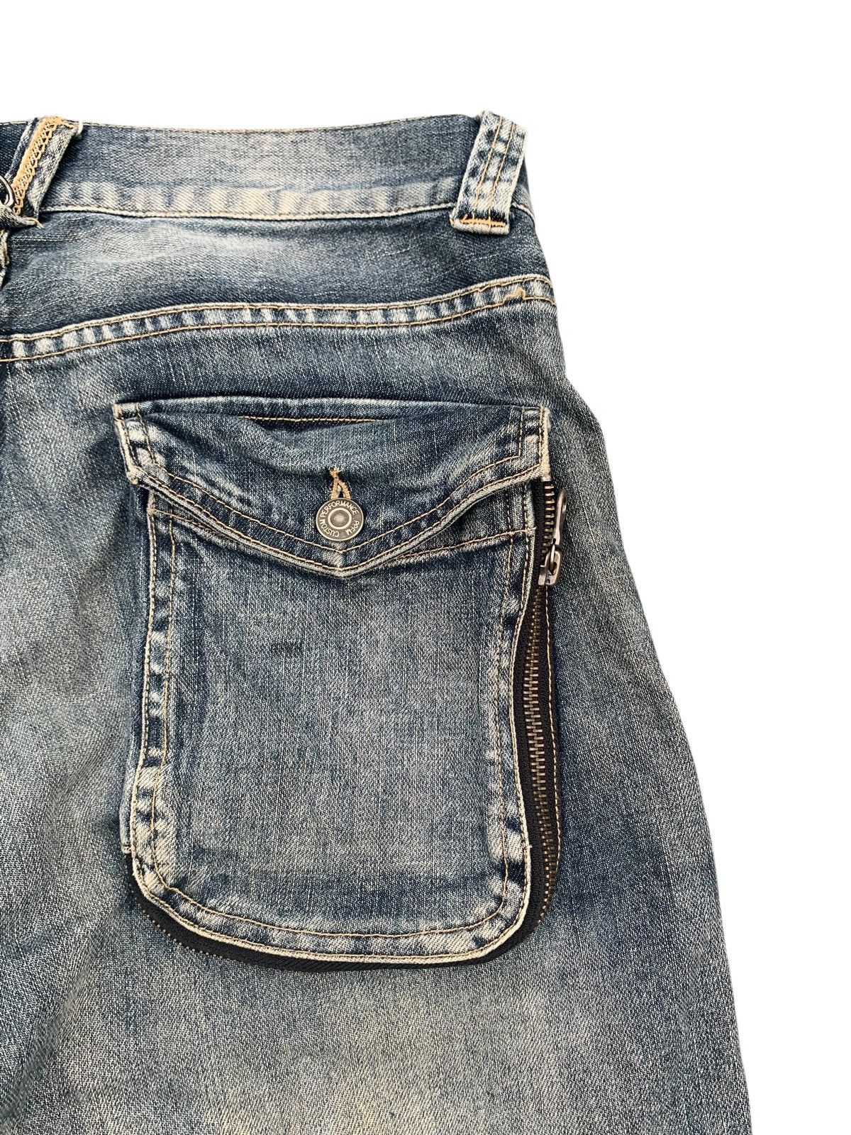 PPFM RARE💥PPFM BANANA CURVE CUT JAPANESE PUNK RUSTY DENIM Size US 32 / EU 48 - 12 Thumbnail