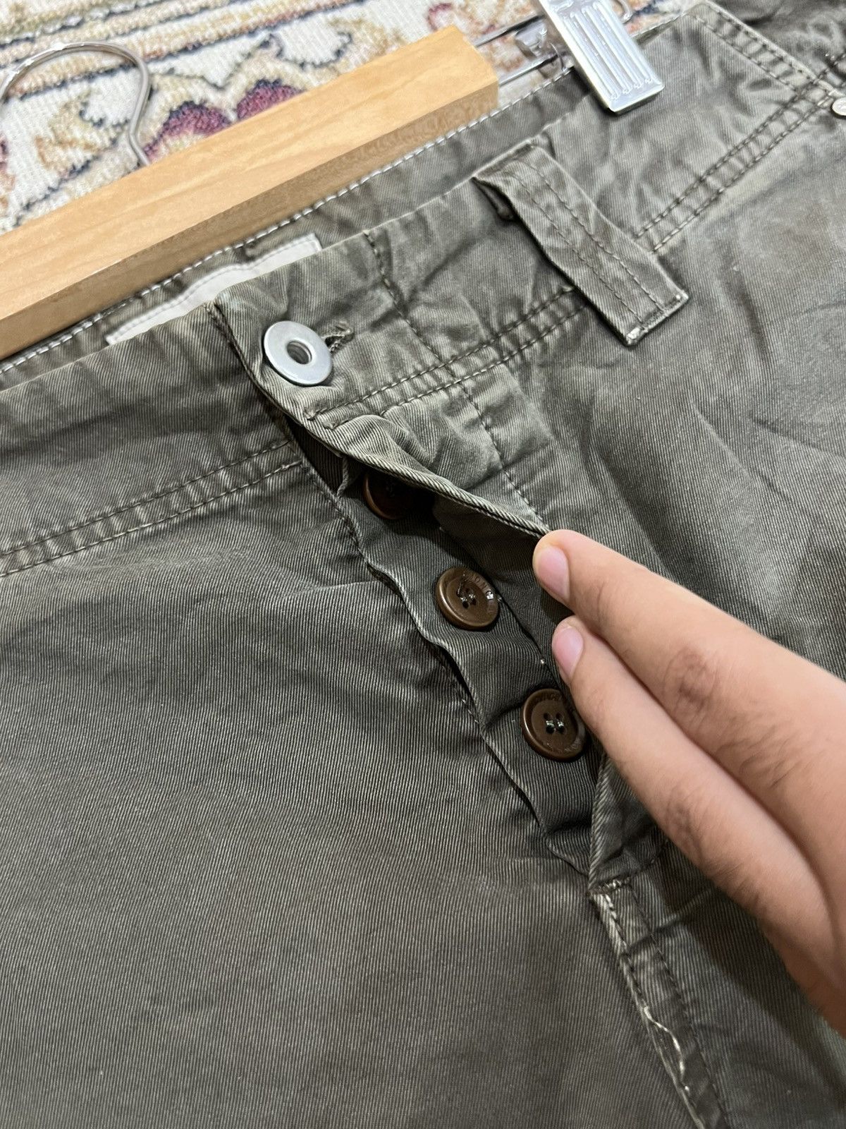 Moncler × Vintage Authentic Moncler Army Green Pants Size US 34 / EU 50 - 17 Thumbnail
