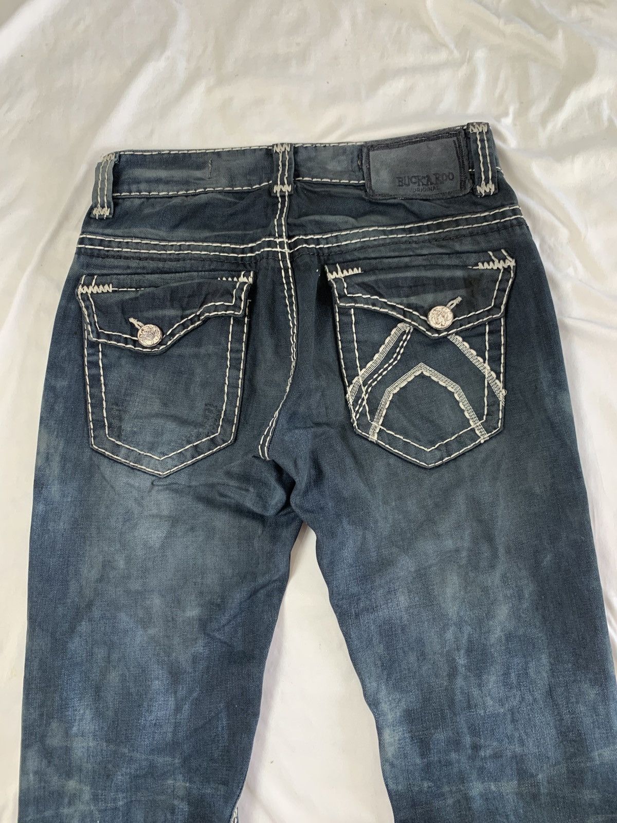 Le Grande Bleu (L.G.B.) Flare buckaroo archive jeans pant Size US 28 / EU 44 - 8 Thumbnail