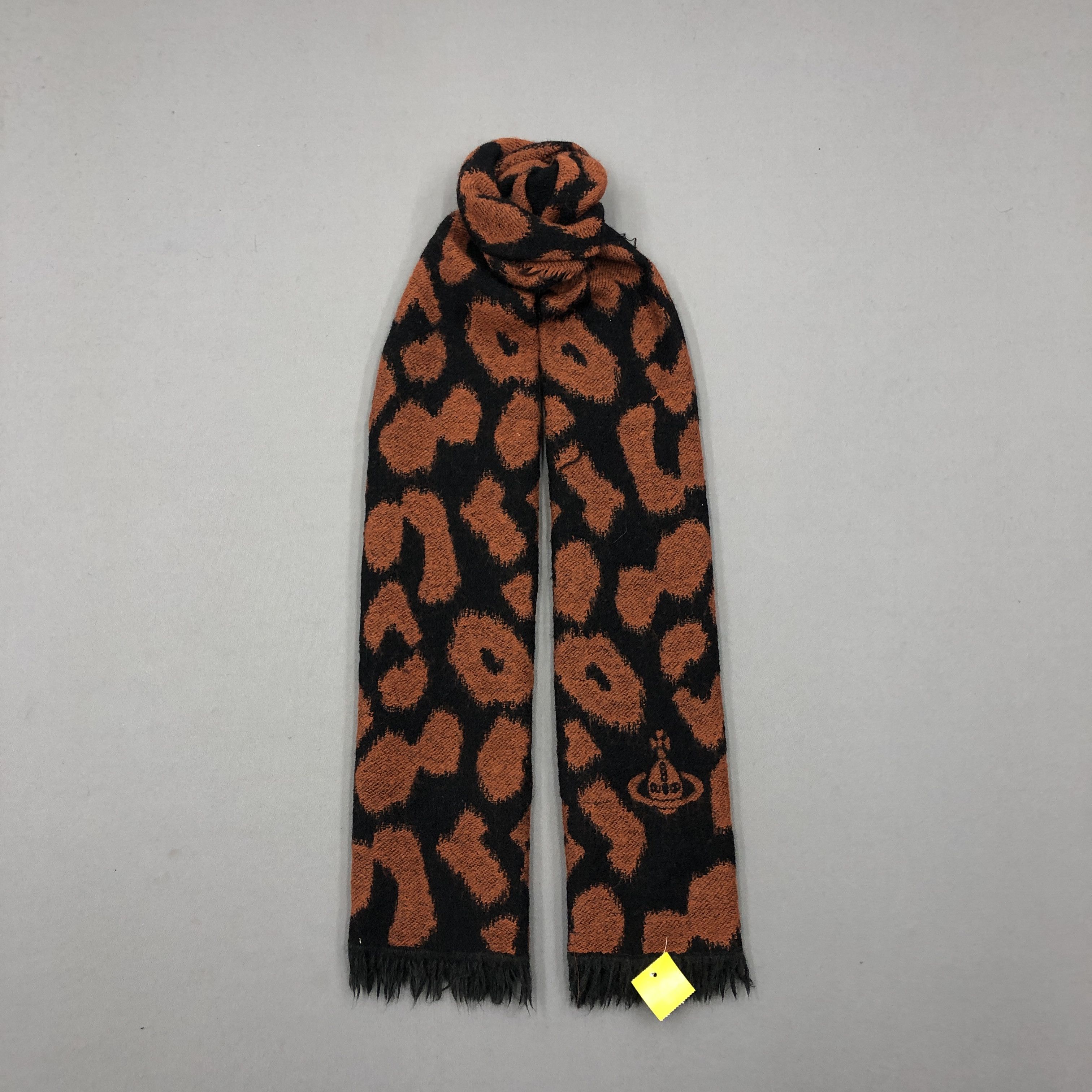 Japanese Brand × Vintage Vintage Vivienne Westwood Scarf Orbs Wool Scarves Size ONE SIZE - 4 Thumbnail