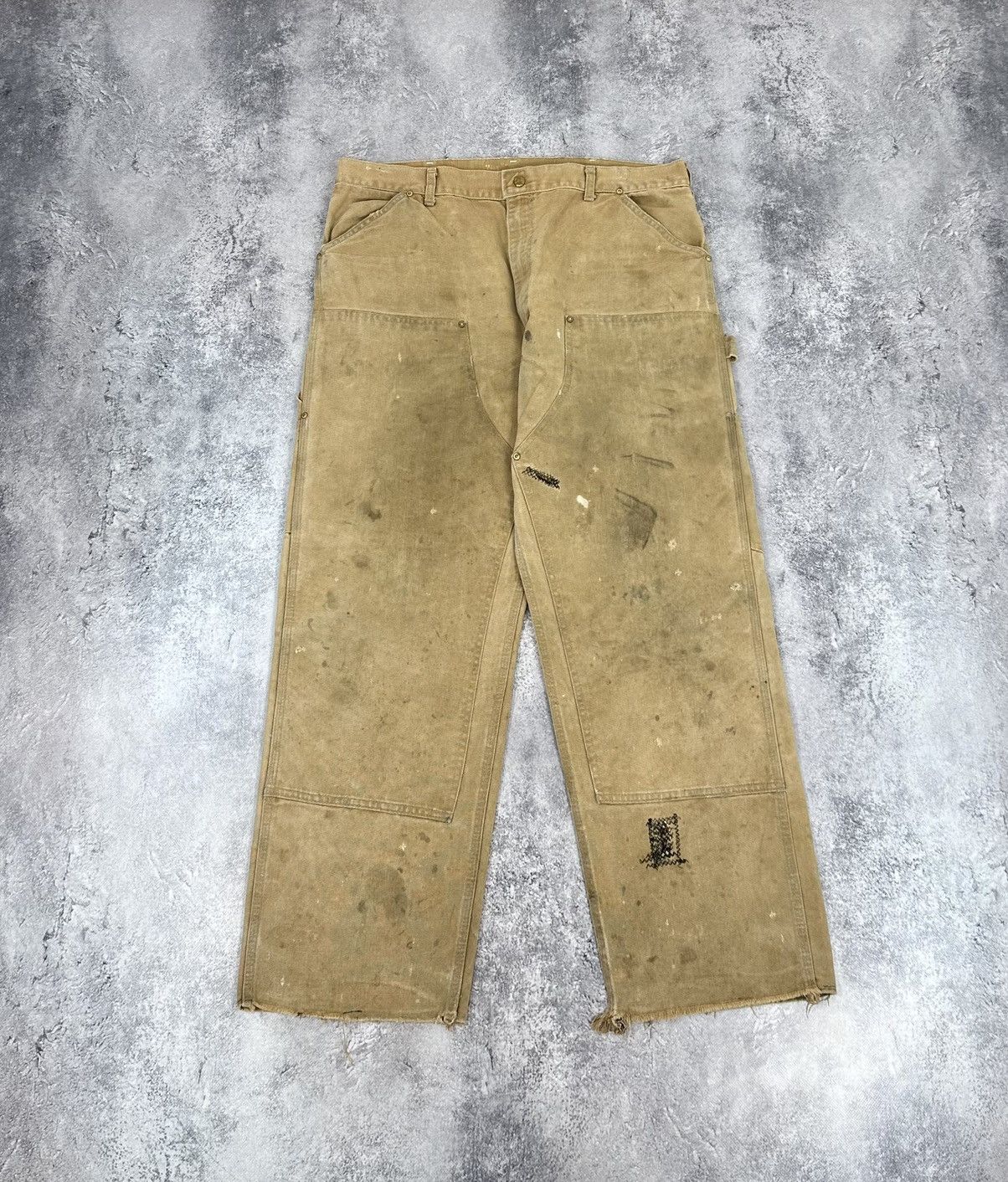 Carhartt Vintage 80s Carhartt 100 Year Anniversary USA Utility Pants Size US 38 / EU 54 - 1 Thumbnail