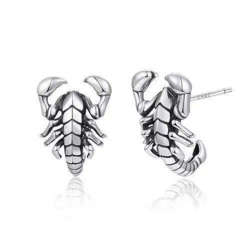Vintage Scorpion Stud Earrings Size ONE SIZE - 3 Thumbnail