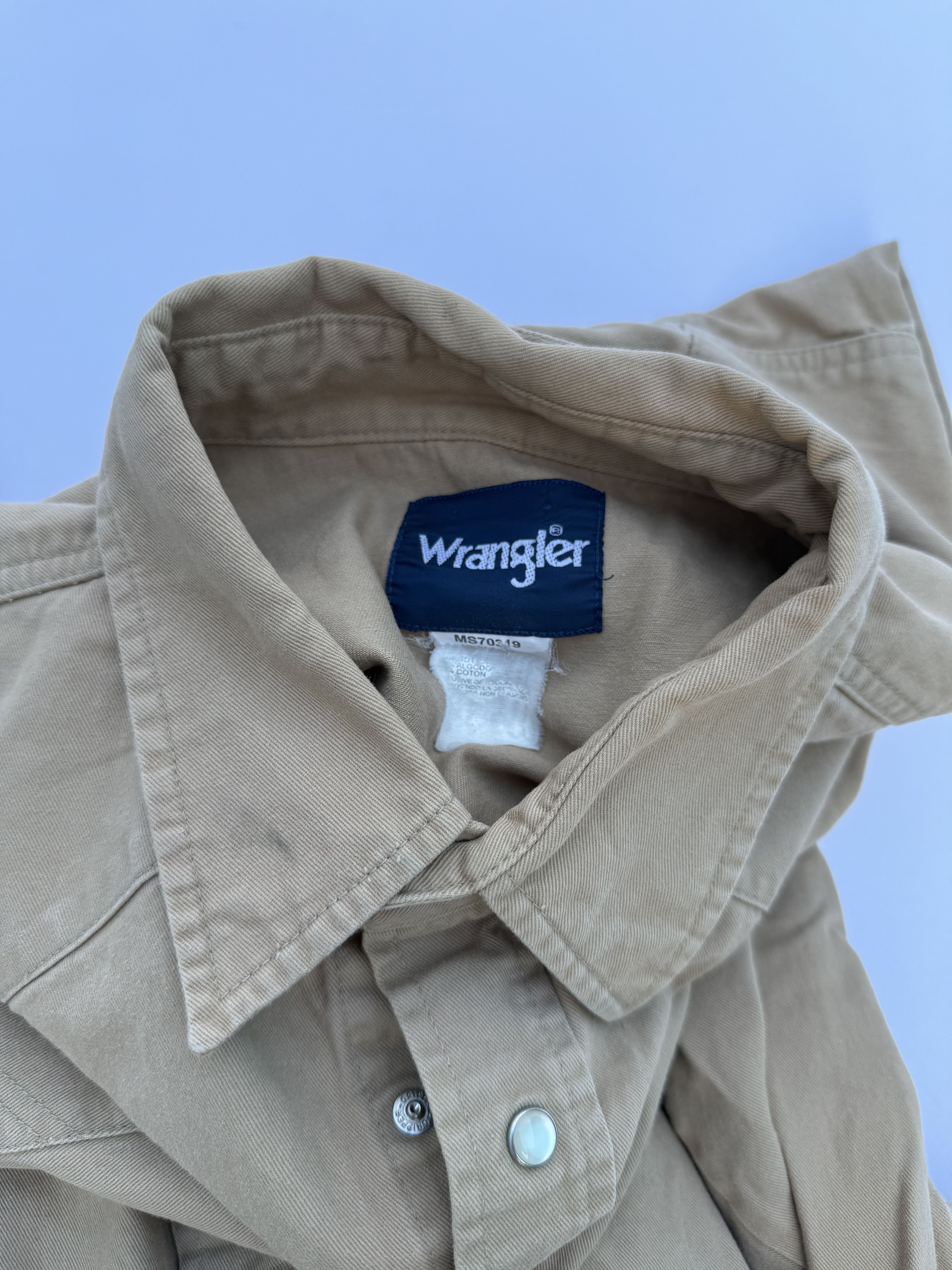 Wrangler Vintage Wrangler Western Snap Shirt Size US XL / EU 56 / 4 - 6 Thumbnail