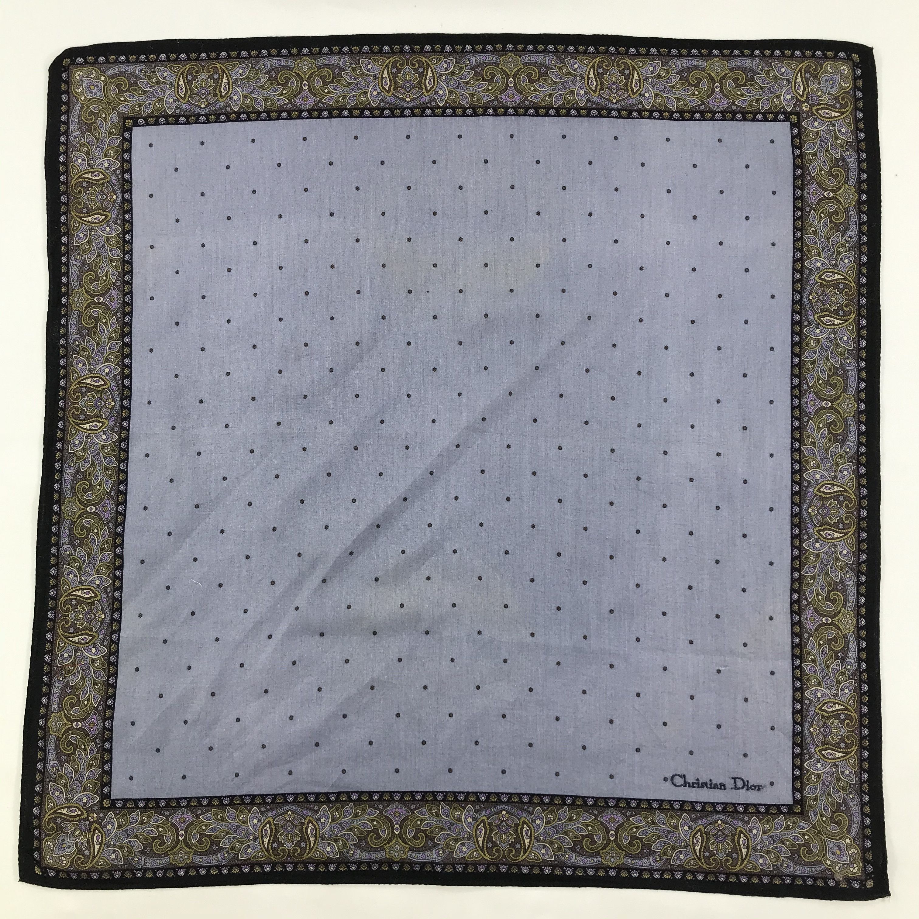 Vintage Christian Dior Bandana / Handkerchief / Neckerchief - S1477 Size ONE SIZE - 1 Thumbnail