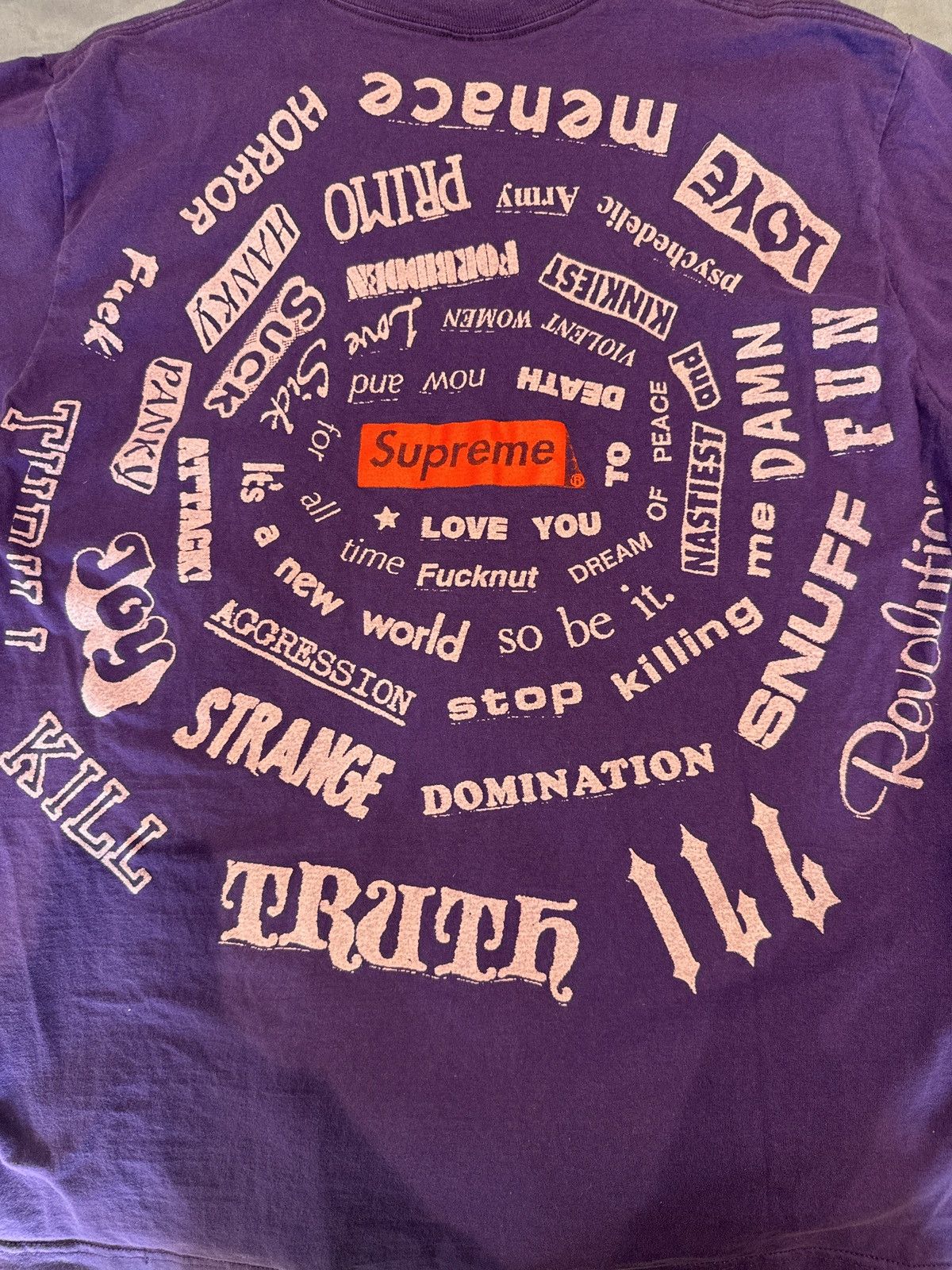 Supreme Supreme Box Logo Spiral Tee SS/21 Size US L / EU 52-54 / 3 - 2 Thumbnail