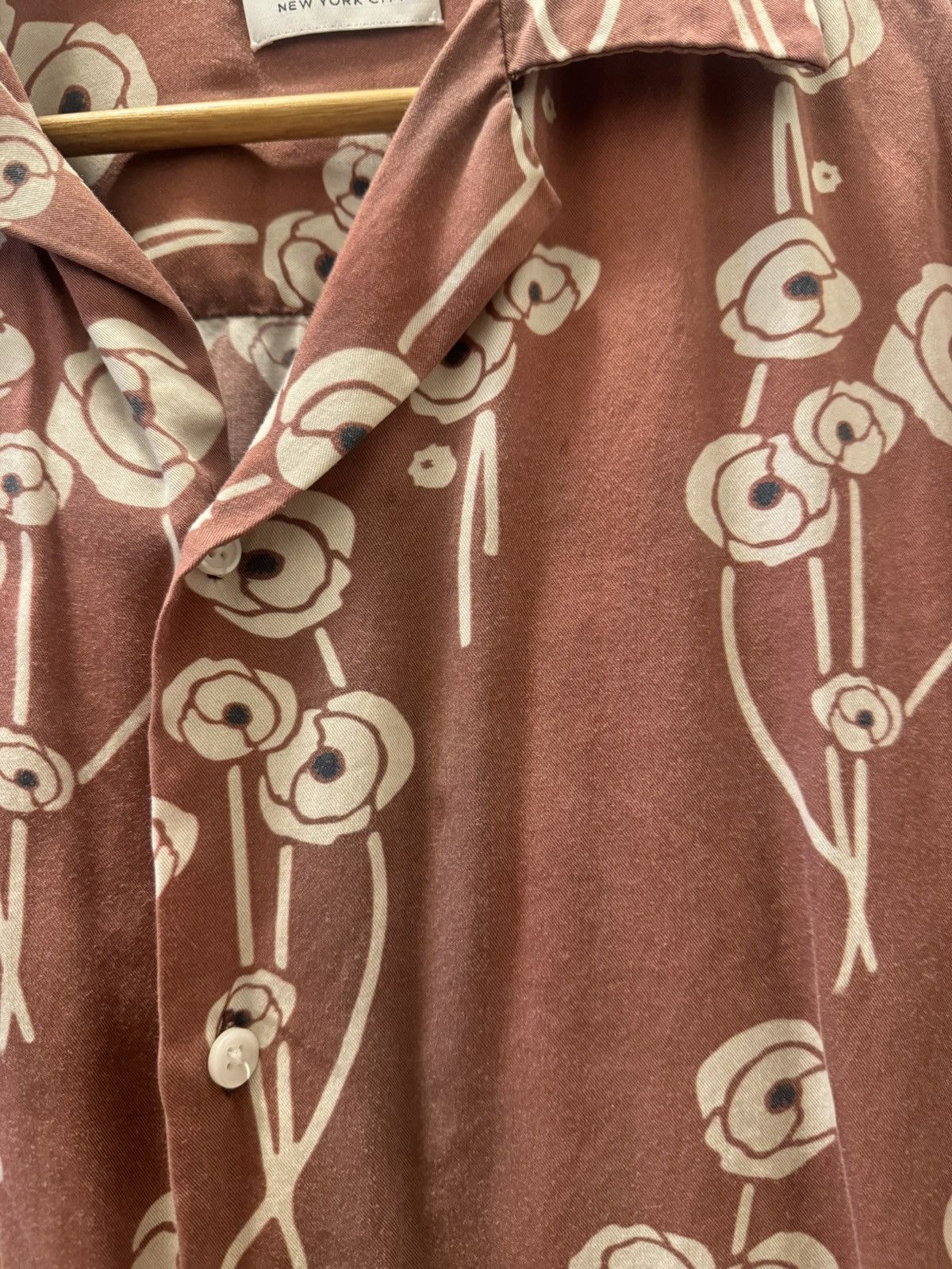 Saturdays NYC Crosby Shirt Medium - Floral Print, Camp Collar Size US M / EU 48-50 / 2 - 2 Thumbnail