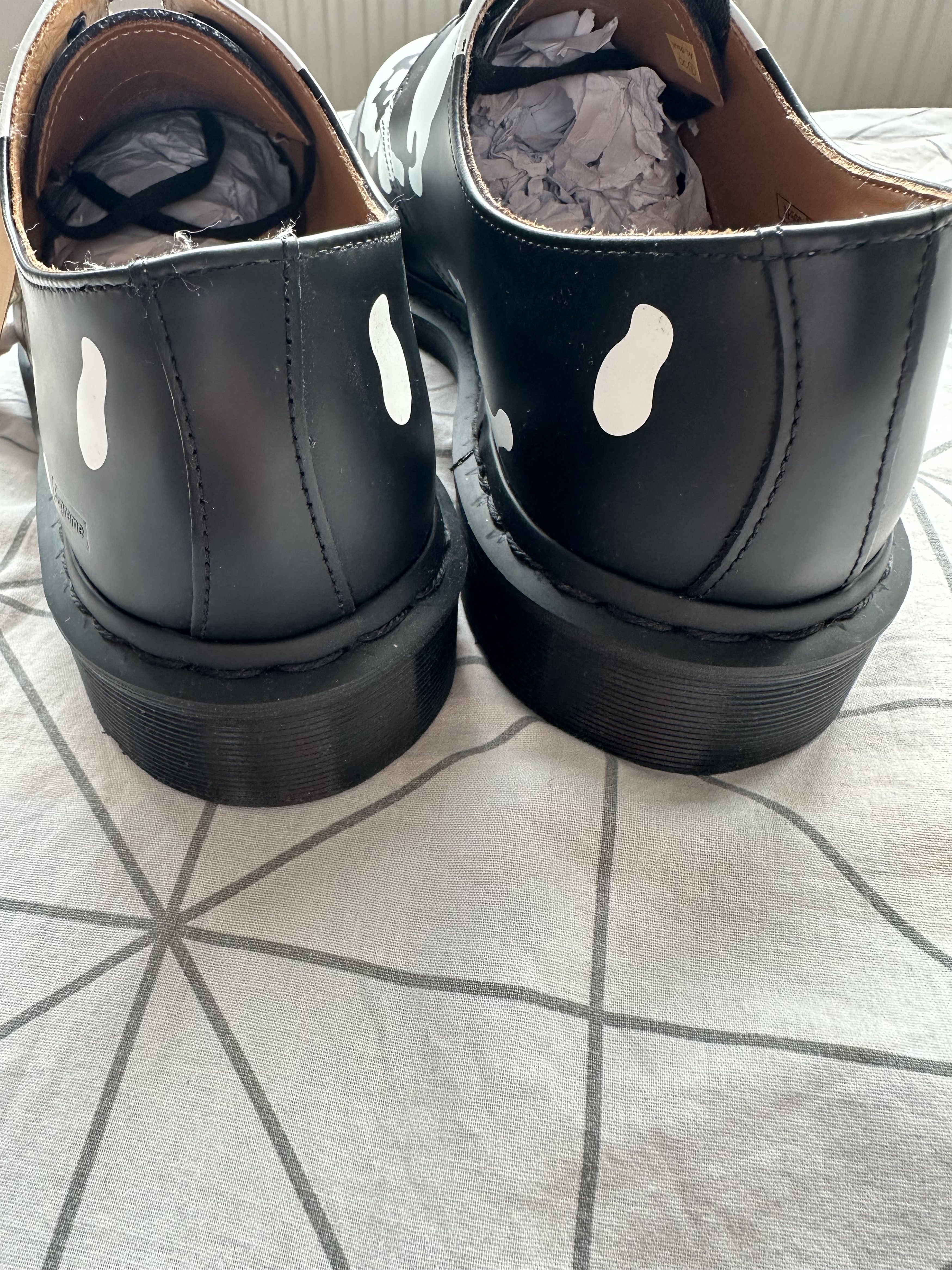 Dr. Martens × Supreme FW25 Supreme x Dr. Martens 1461 3-Eye Shoe Black Skull Size US 12 / EU 45 - 9 Thumbnail