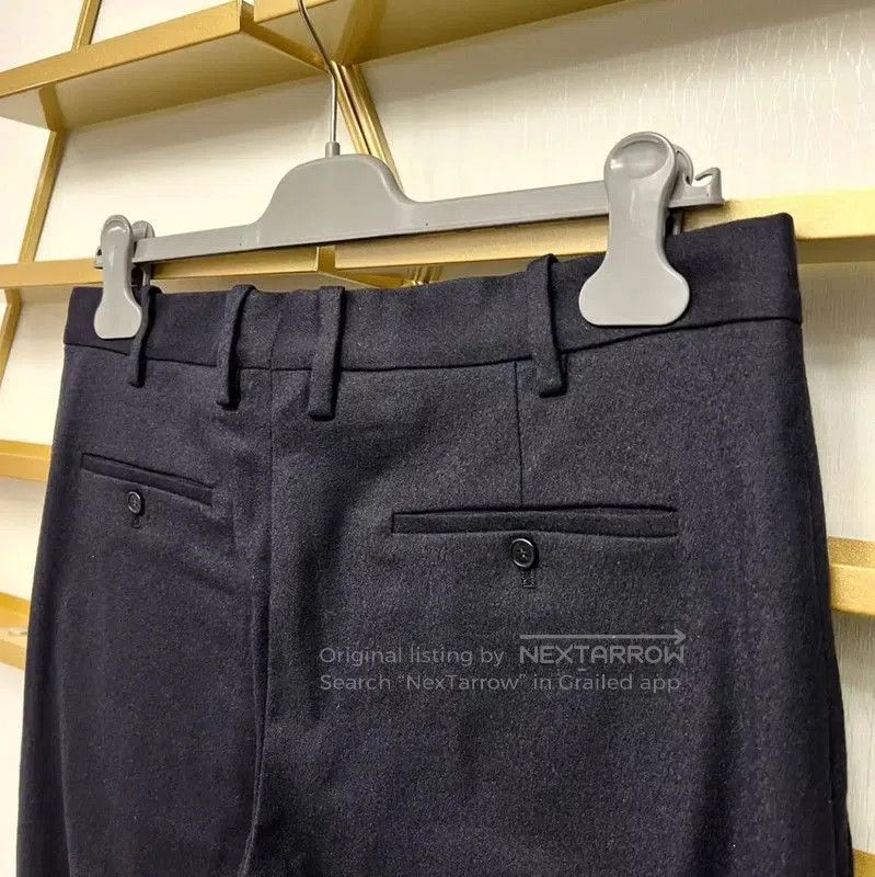 Neil Barrett NeIL Barrett Navy Wool Casual Pants for Men . Size US 34 / EU 50 - 3 Thumbnail