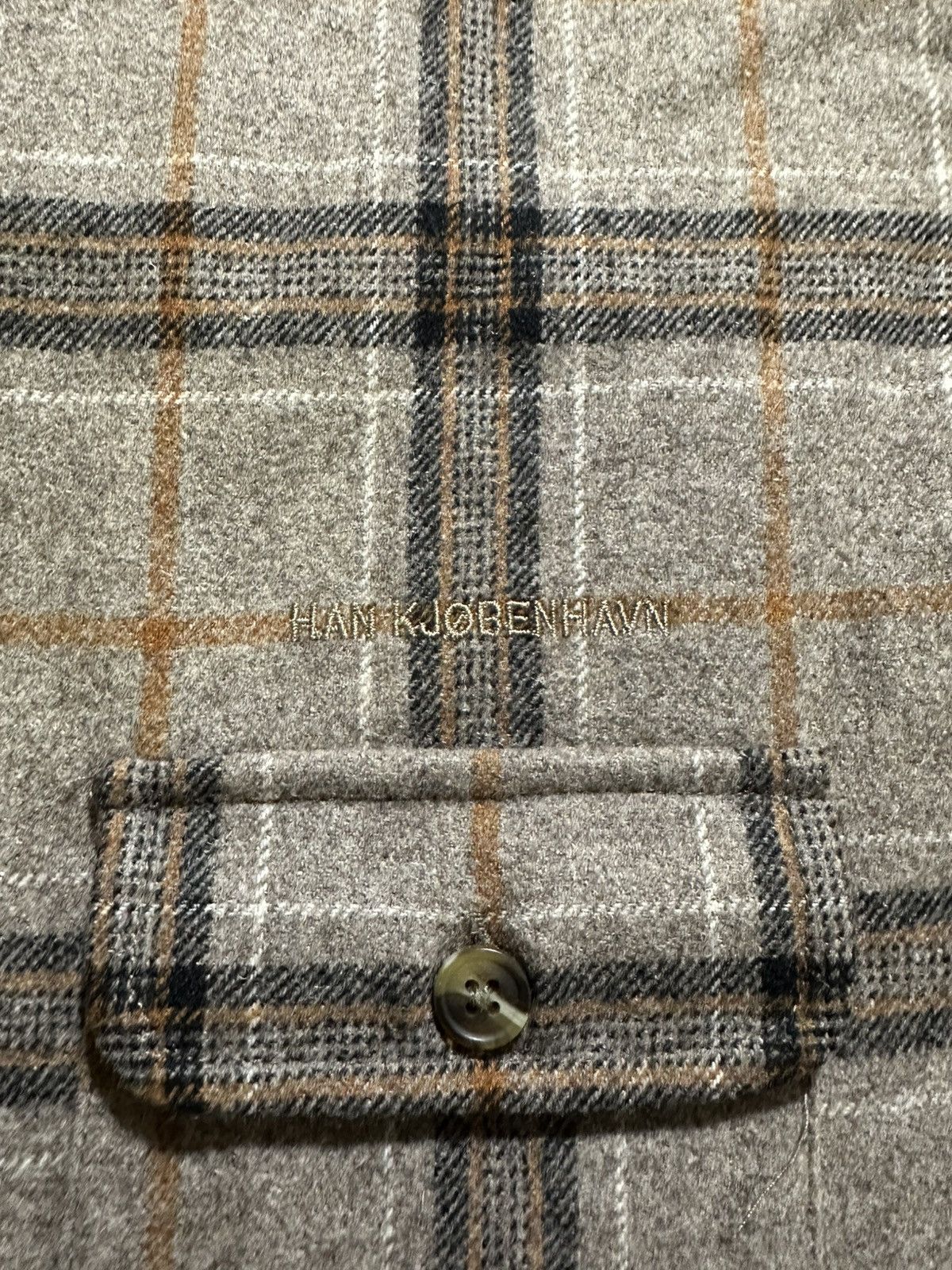 Han Kjobenhavn Wool Shirt Han Kjobenhavn army Size US L / EU 52-54 / 3 - 4 Thumbnail